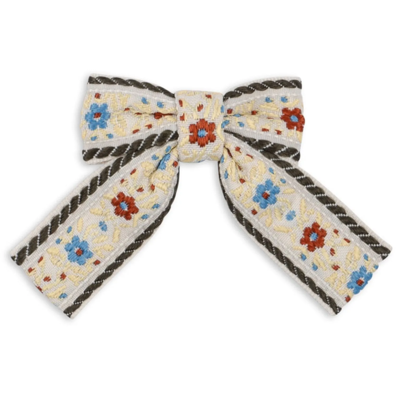 Konges Sljd Beige/Black 4 Pack Bow Hair Clips