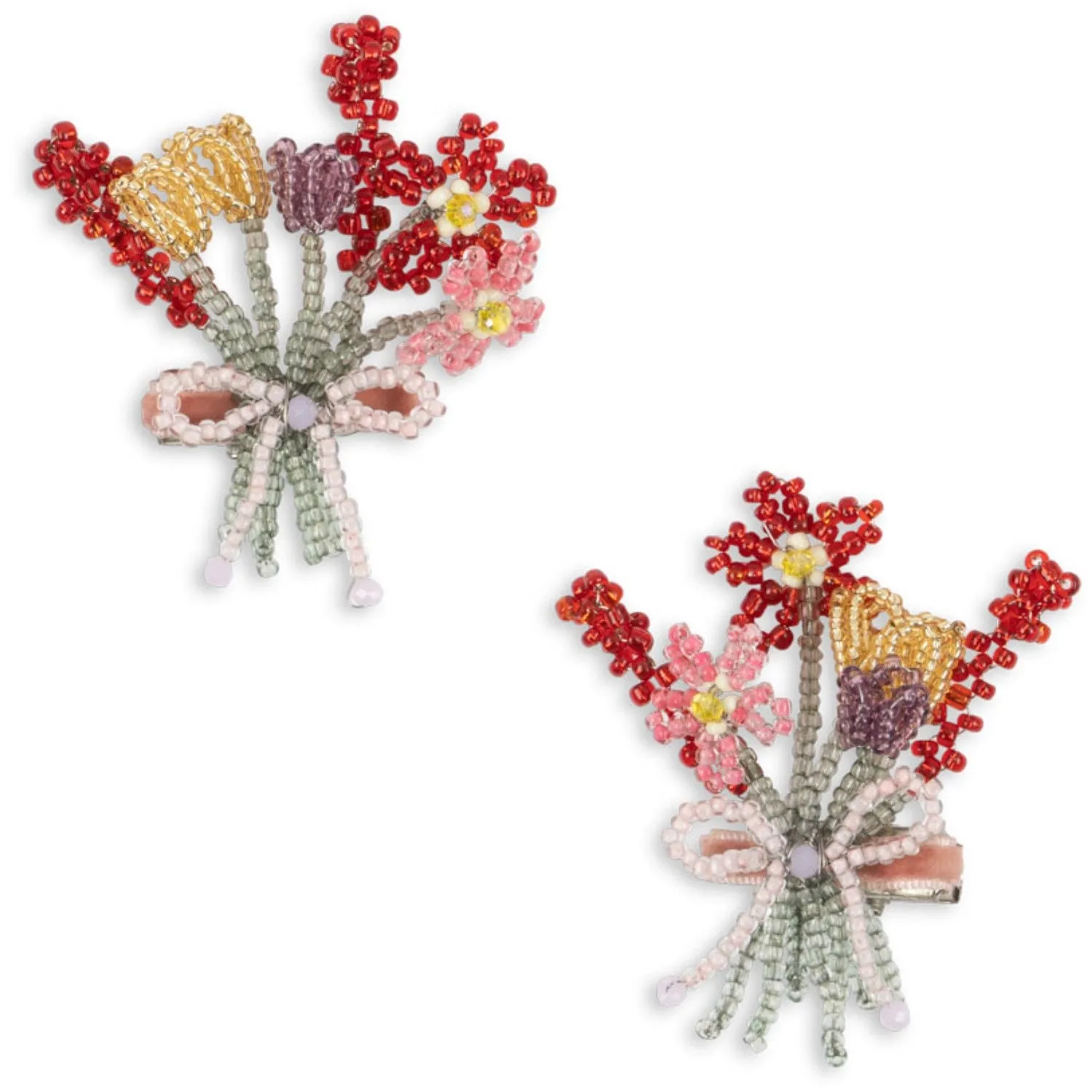 Konges Sljd Multi 2 Pack Pearly Flower Hair Clip