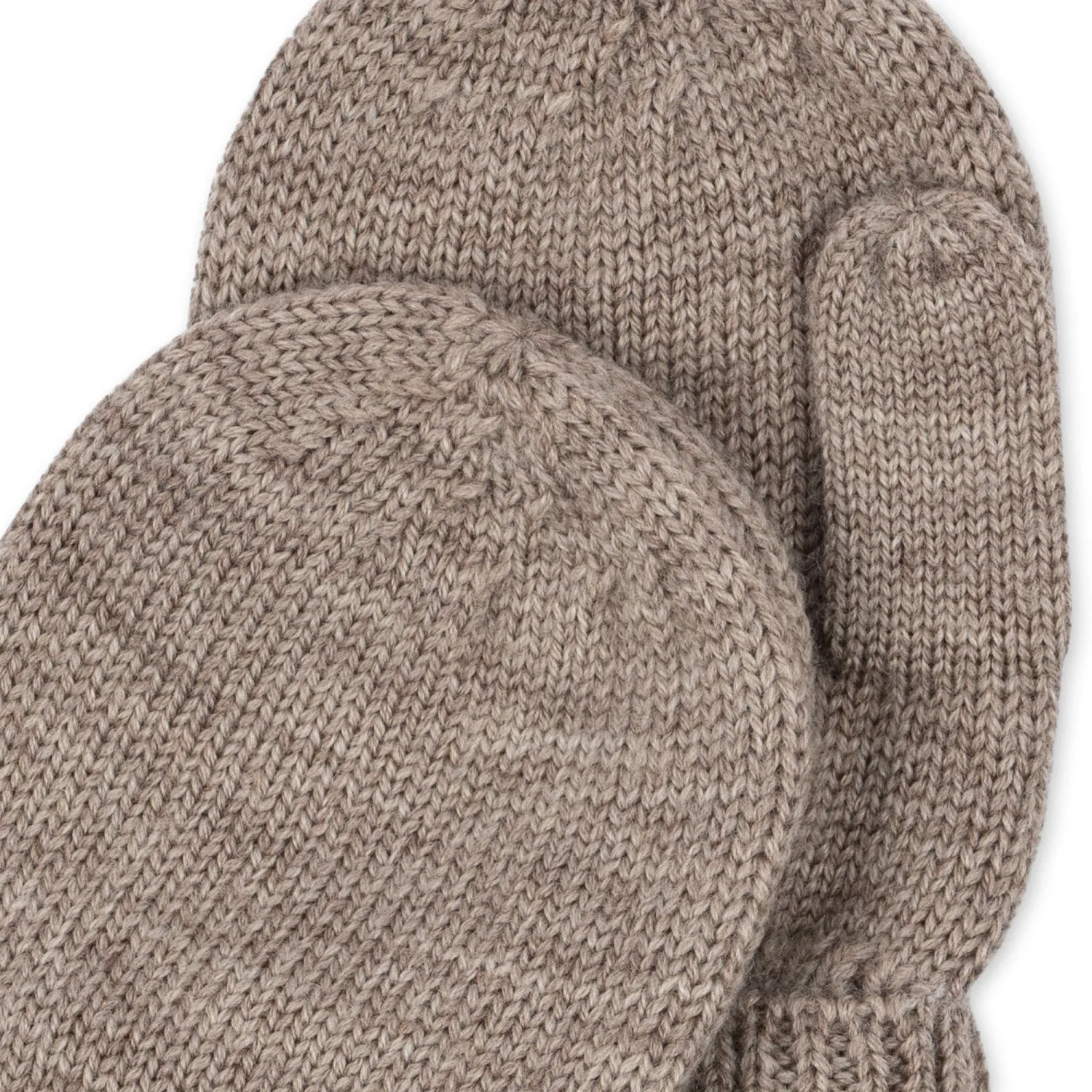 Konges Sljd Soft Brown Louli Mittens