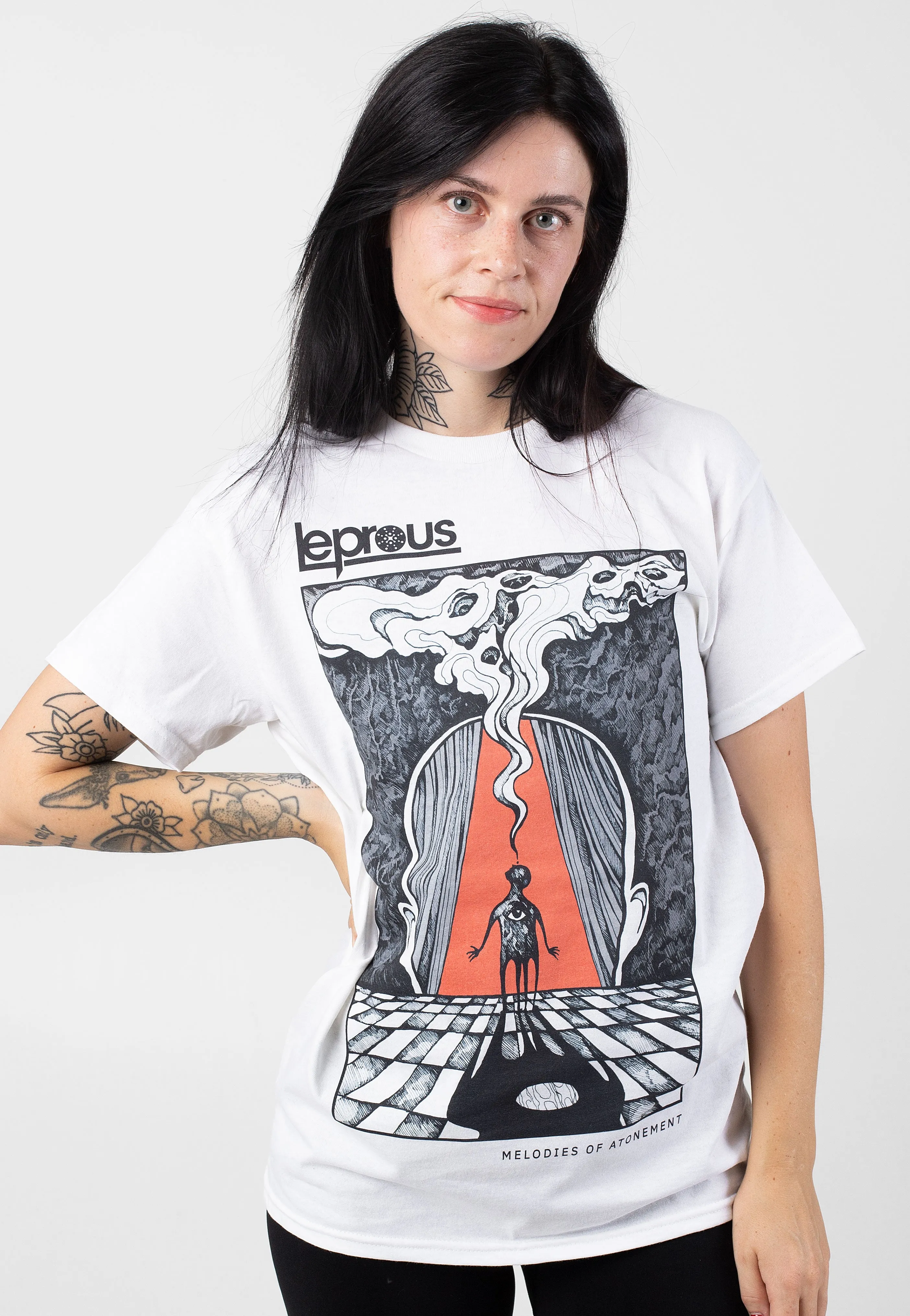 Leprous - Melodies Of Atonement White - T-Shirt