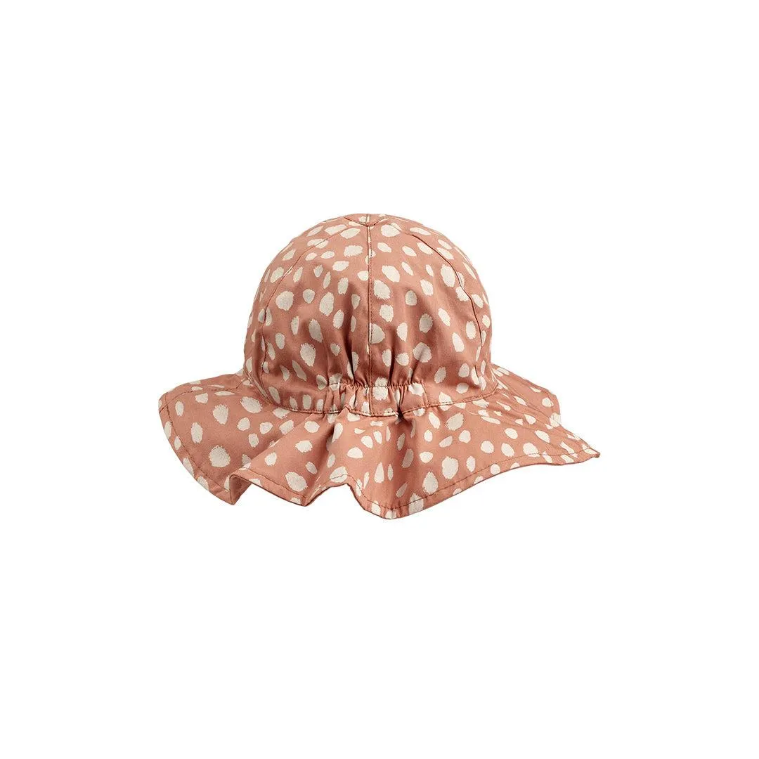 Liewood Amelia Reversible Sun Hat - Leo Spots - Tuscany Rose