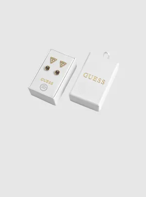 Logo Stud 2 Piece Earring Set Guess