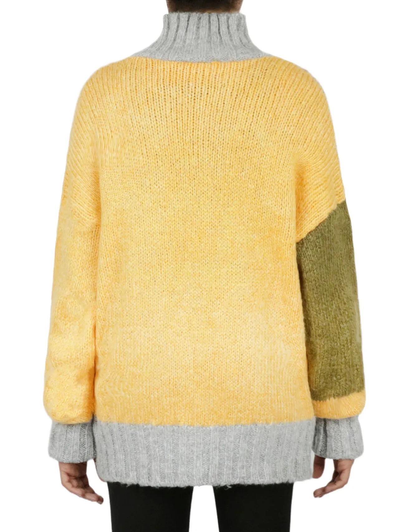 Luxury Feel Color Block Tunic Sweater  Last Chance!