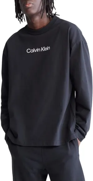 Luxury Feel Long Sleeves Standard Logo Terry Crew  Limited Stock!