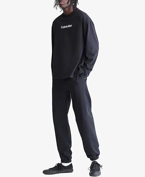 Luxury Feel Long Sleeves Standard Logo Terry Crew  Limited Stock!