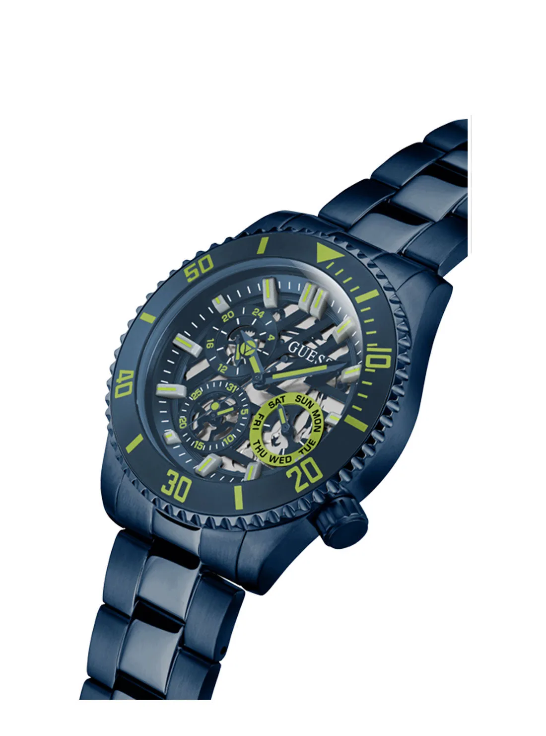 Navy Midnight Axle Watch Guess