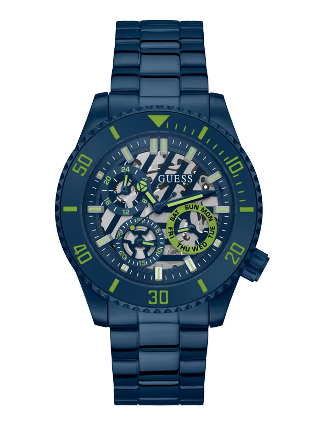 Navy Midnight Axle Watch Guess