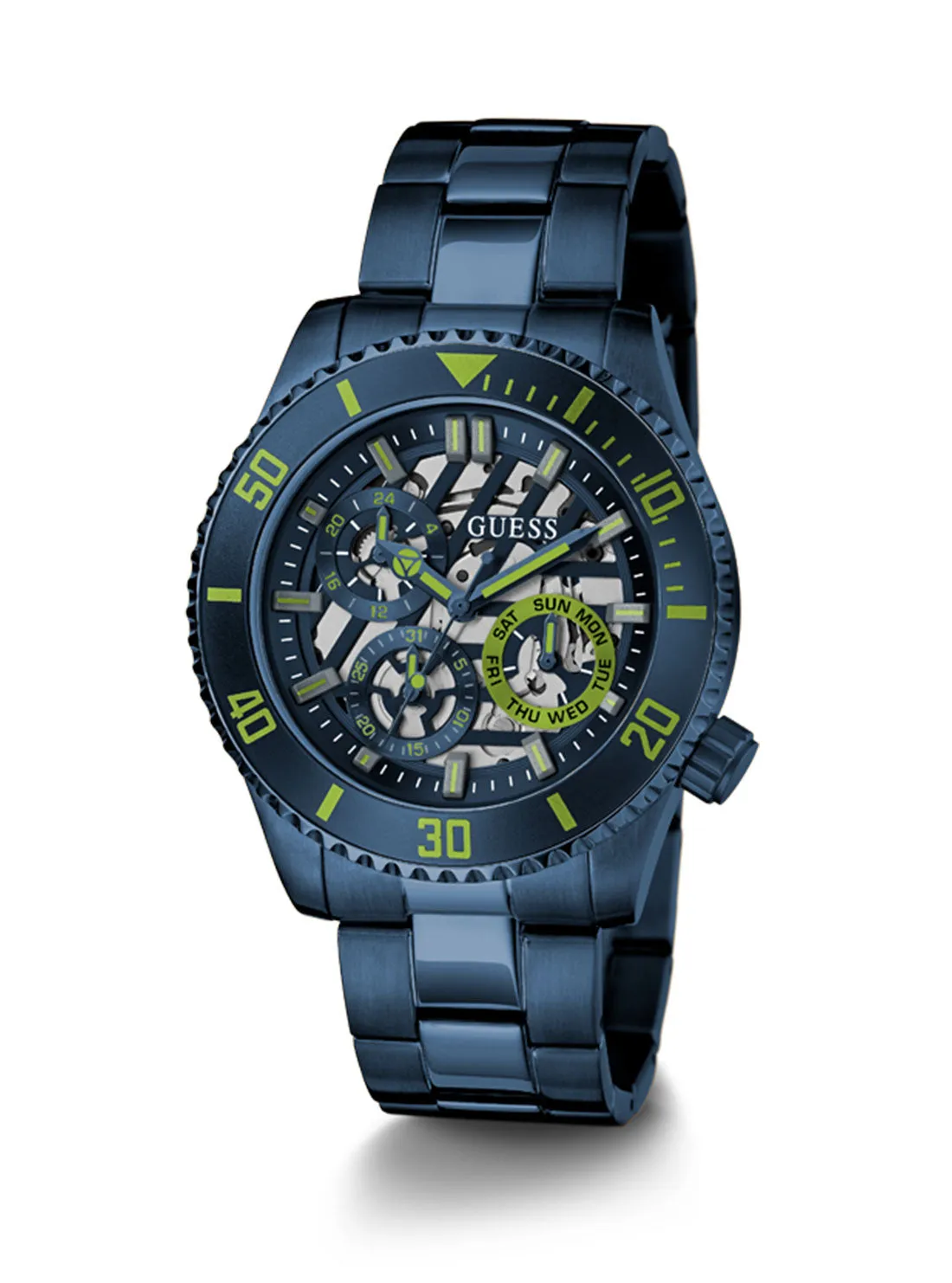 Navy Midnight Axle Watch Guess