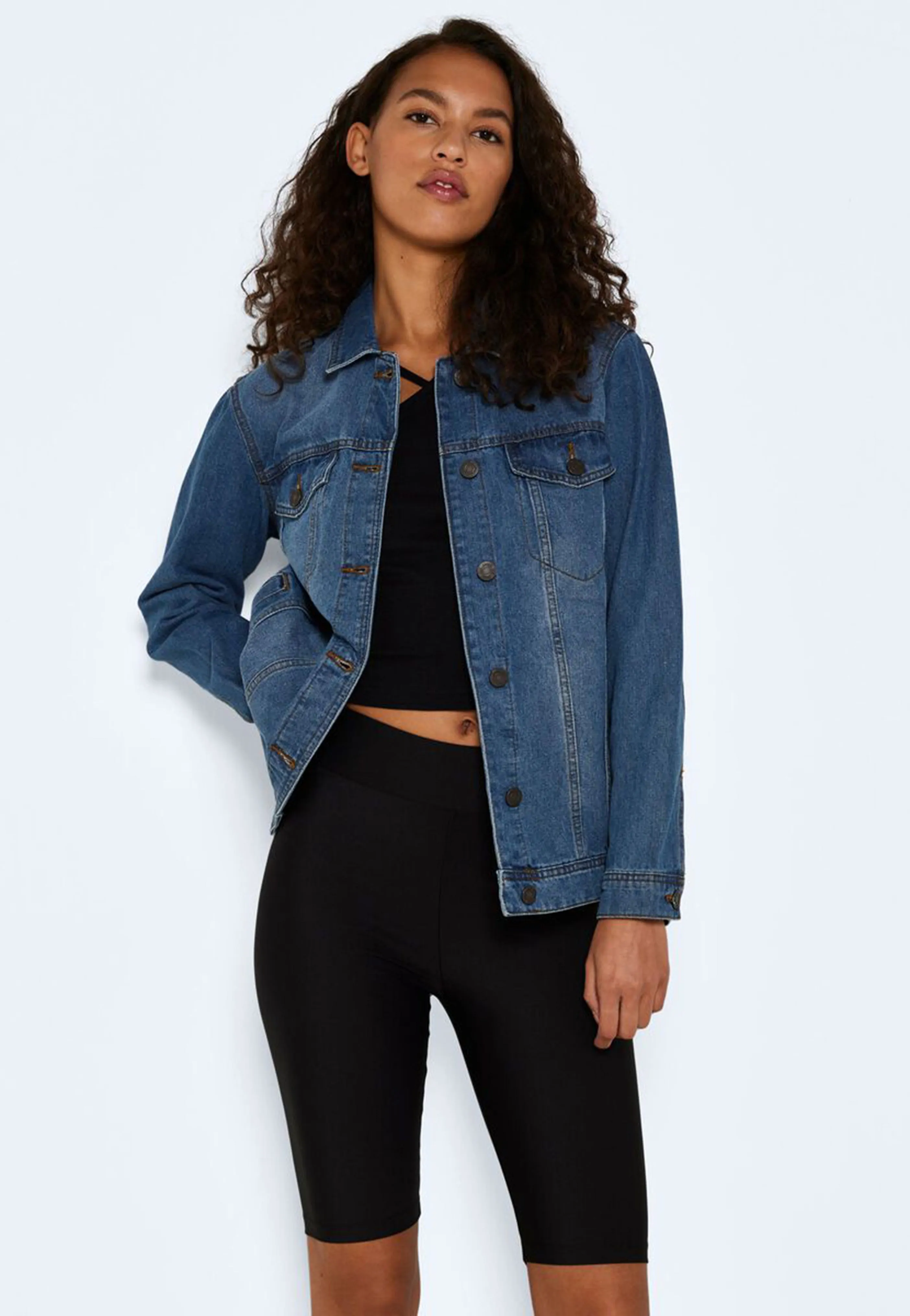 Noisy May - Parla Solid Biker Black - Shorts