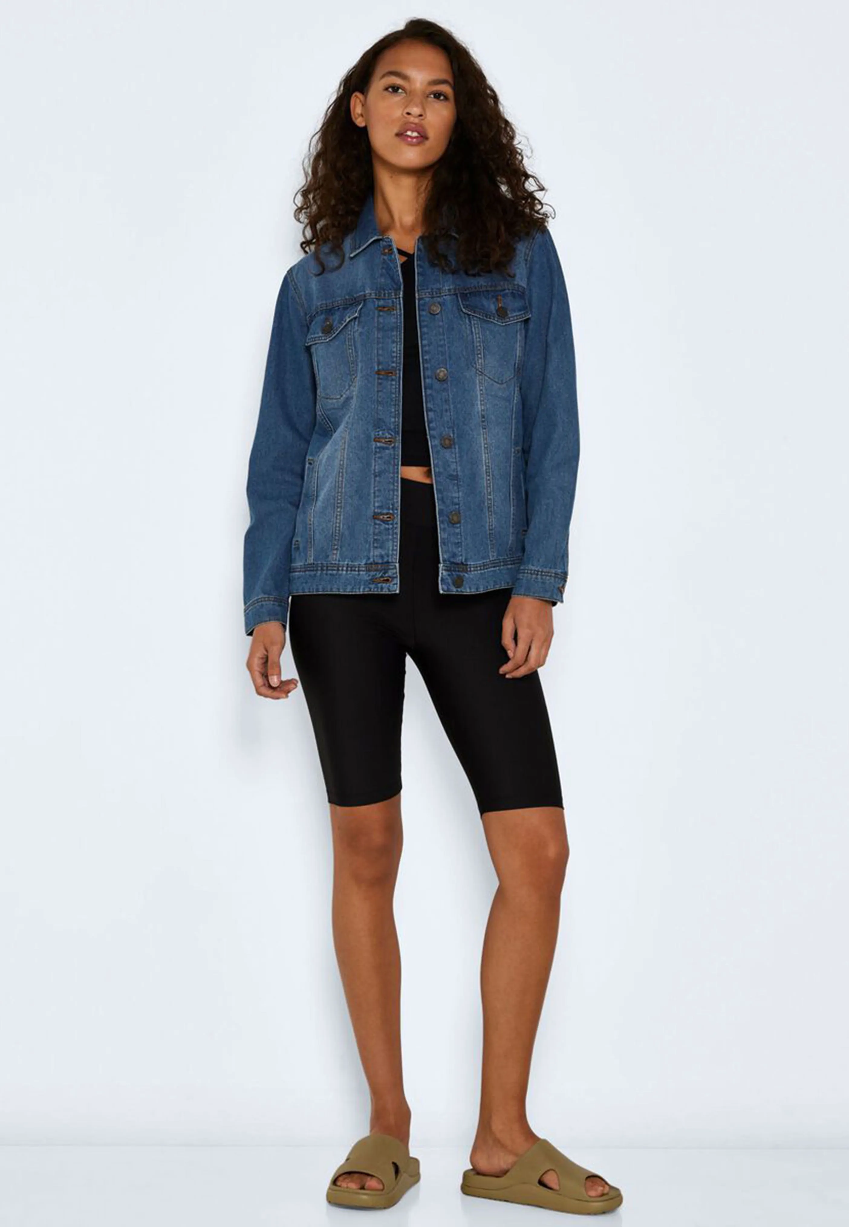 Noisy May - Parla Solid Biker Black - Shorts