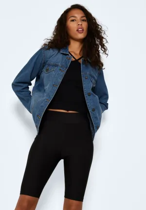 Noisy May - Parla Solid Biker Black - Shorts