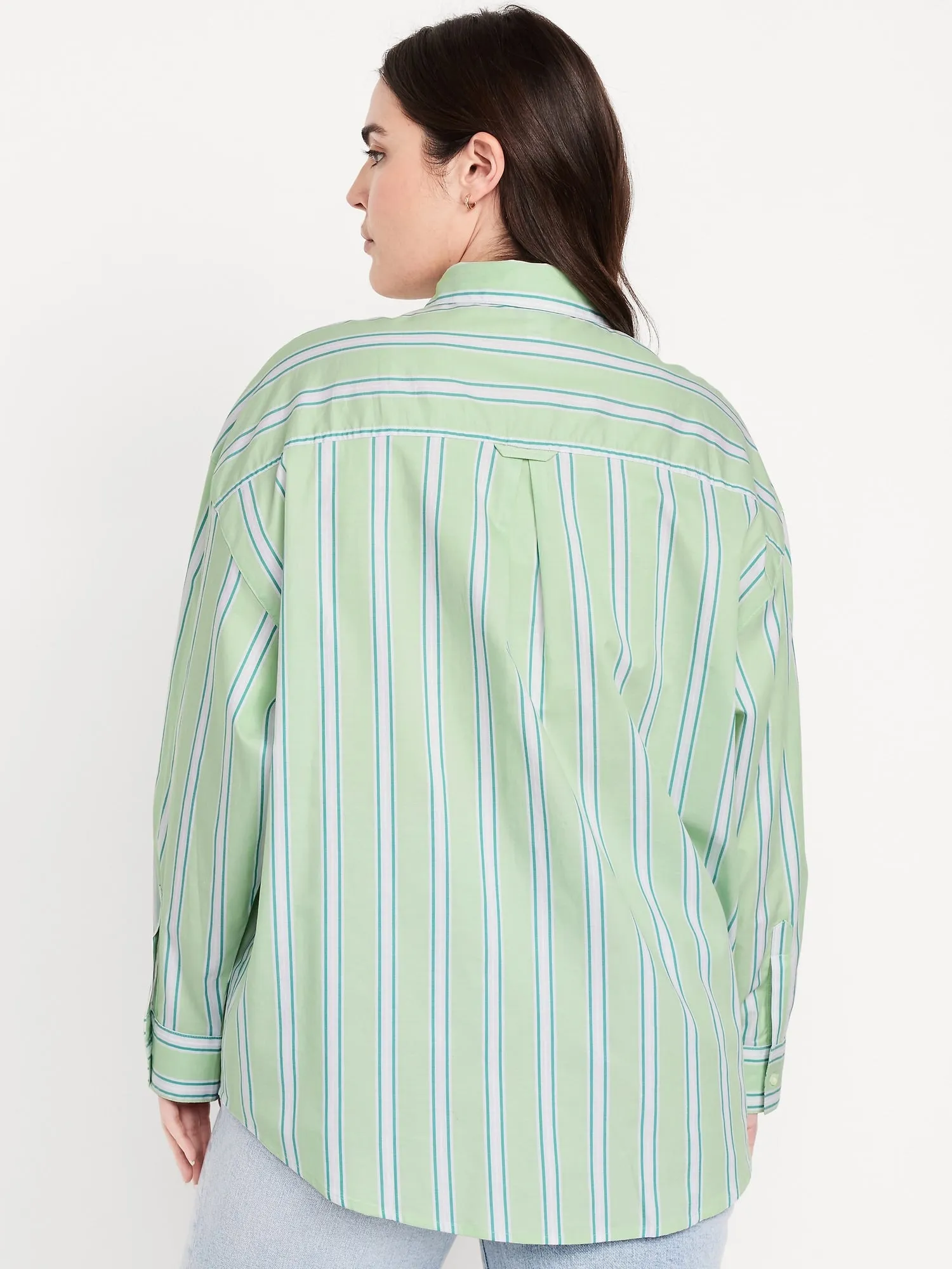 Oversized Button-Down Boyfriend Shirt