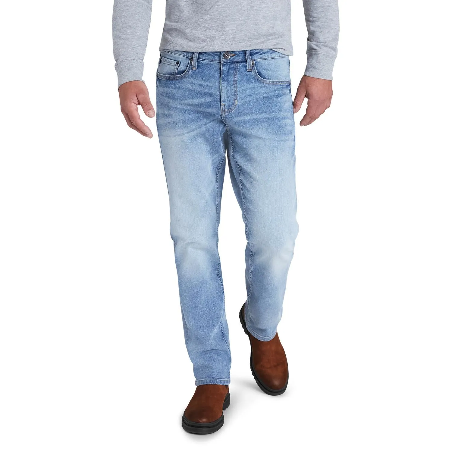 Premium Quality Chaps Men's 5-Pocket Denim Regular Fit  Today Only!