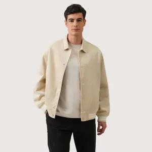Regatta- Bomber Jacket In Faux Suede With Snap Button Closure