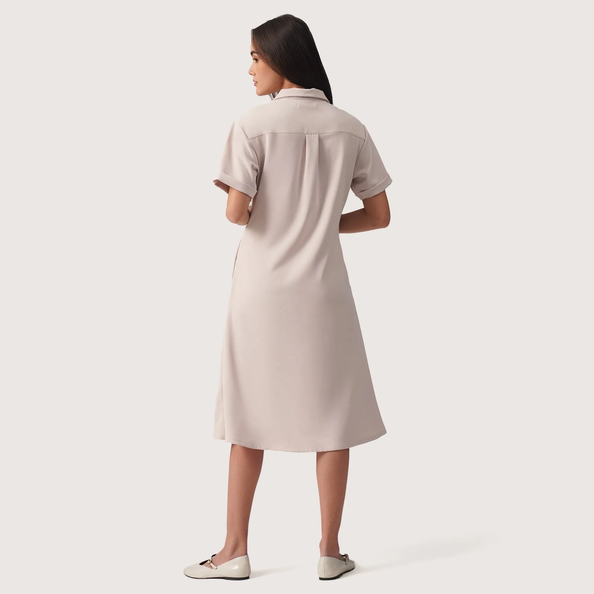 Regatta- Button-Front Shirtdress