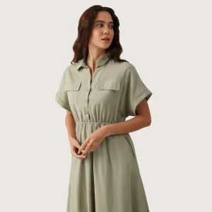 Regatta- Button-Front Shirtdress