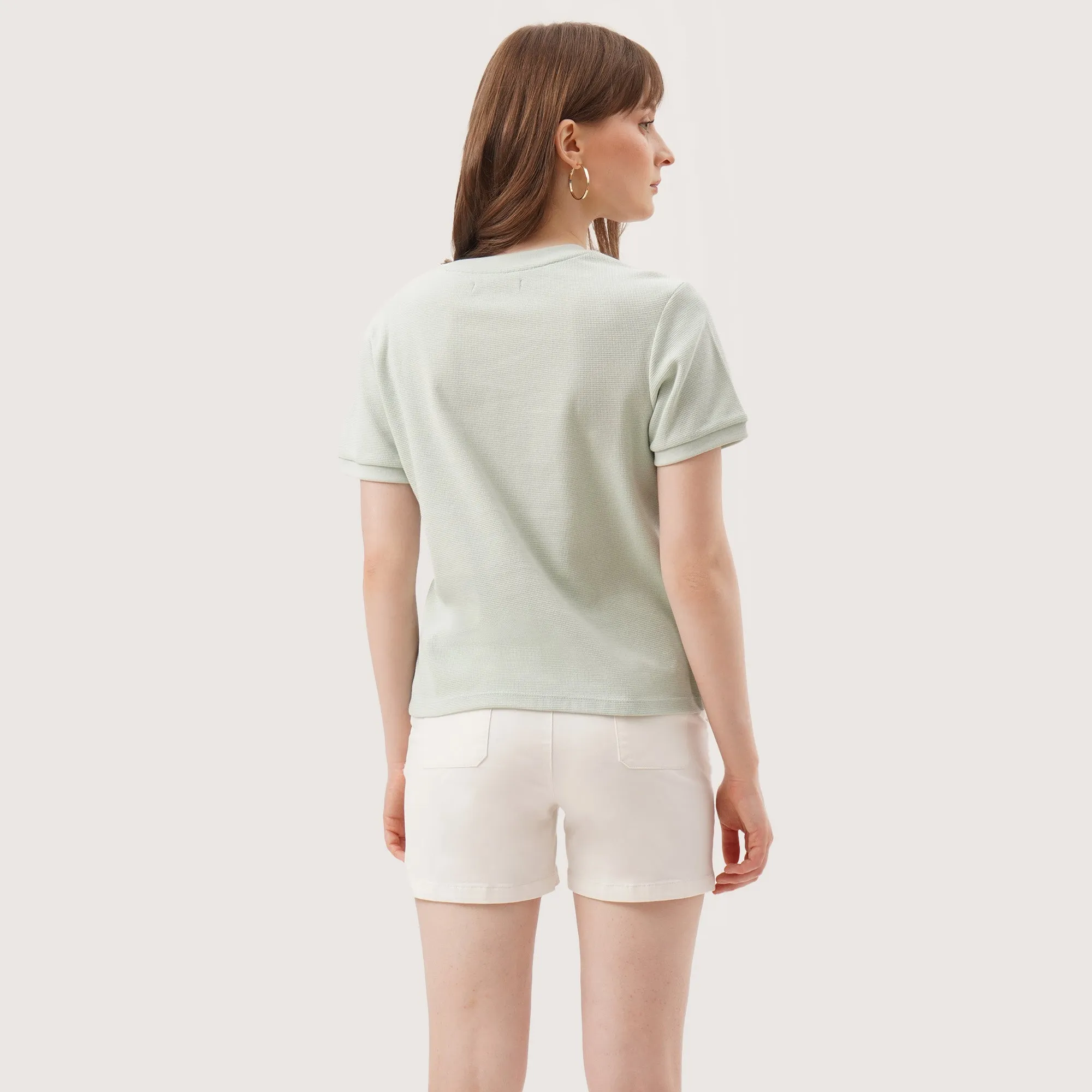 Regatta- Crew Neck Waffle T-Shirt