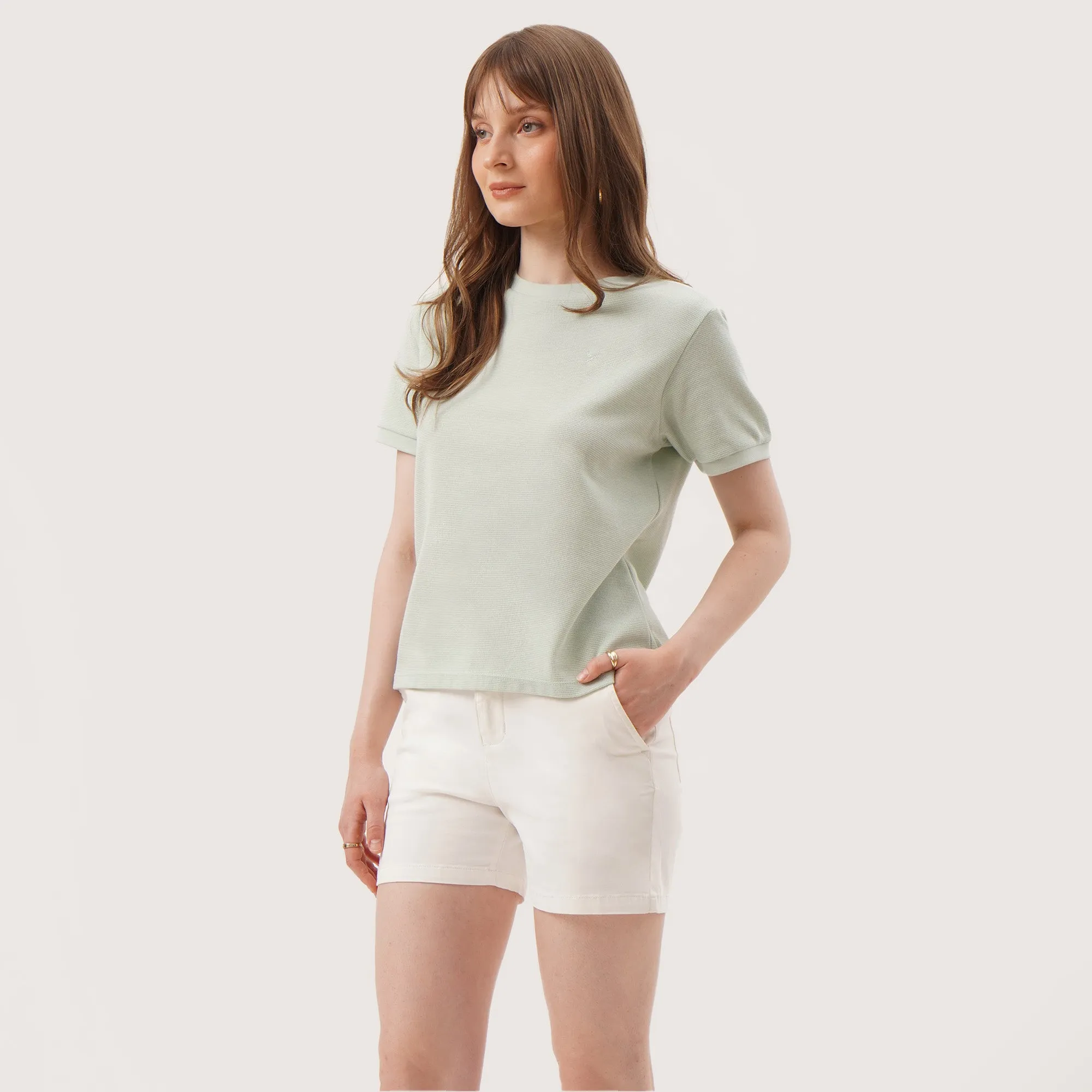 Regatta- Crew Neck Waffle T-Shirt