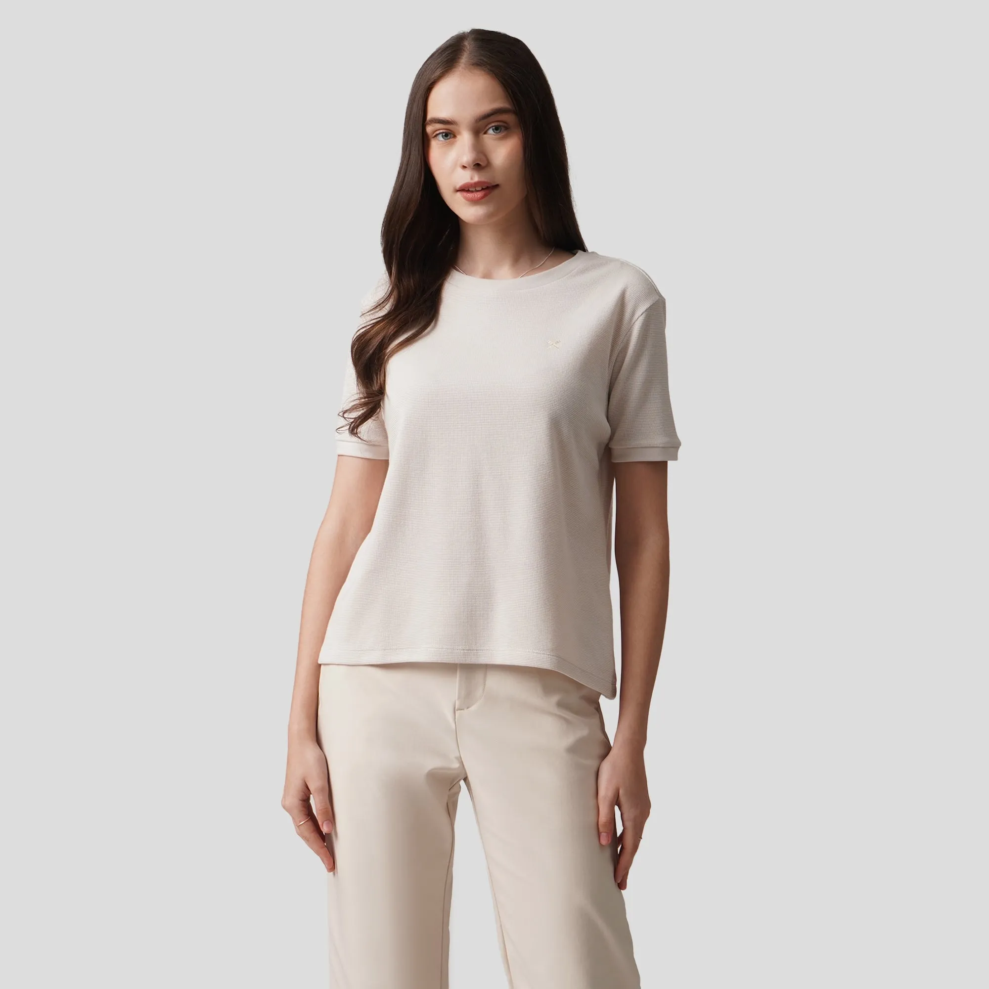 Regatta- Crew Neck Waffle T-Shirt