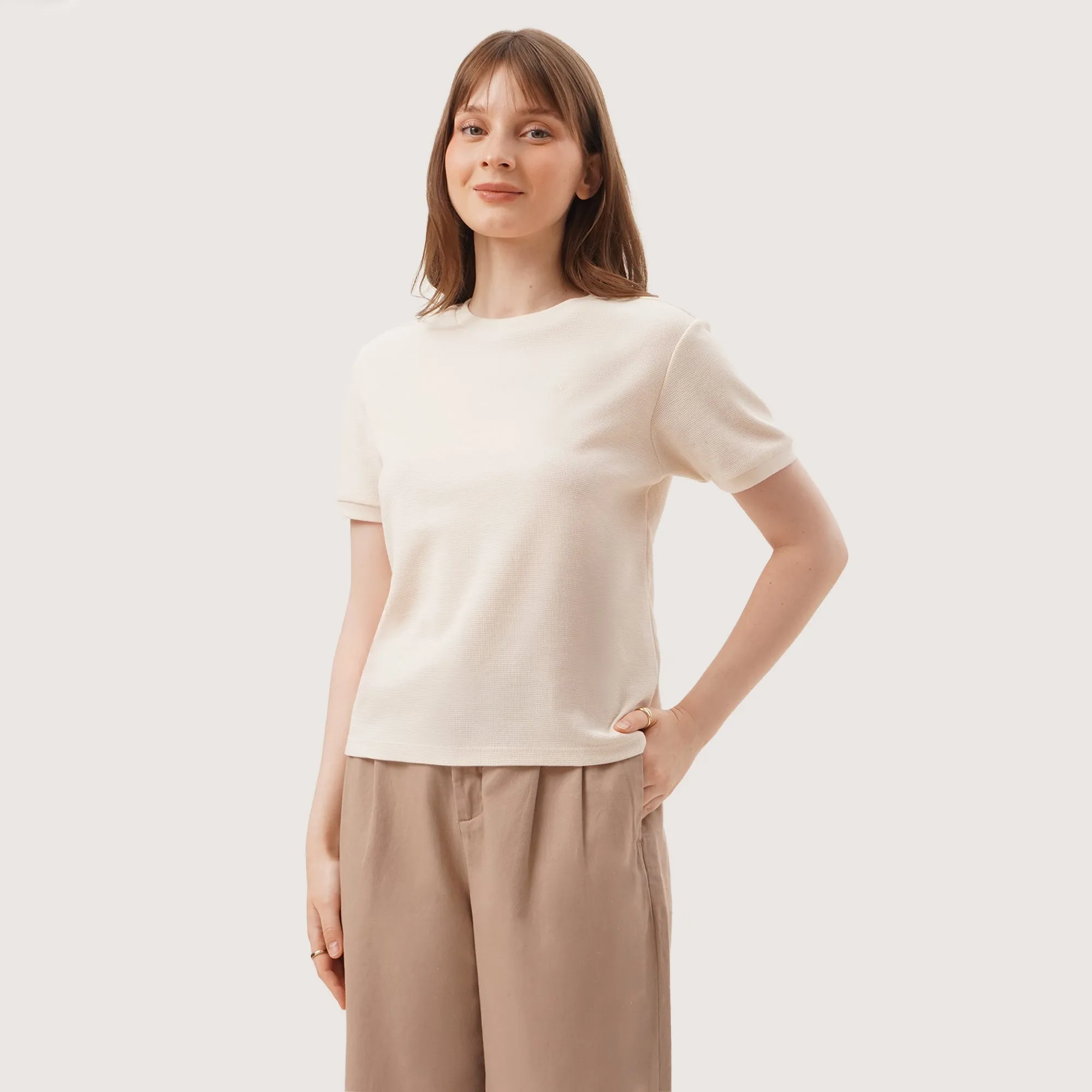Regatta- Crew Neck Waffle T-Shirt