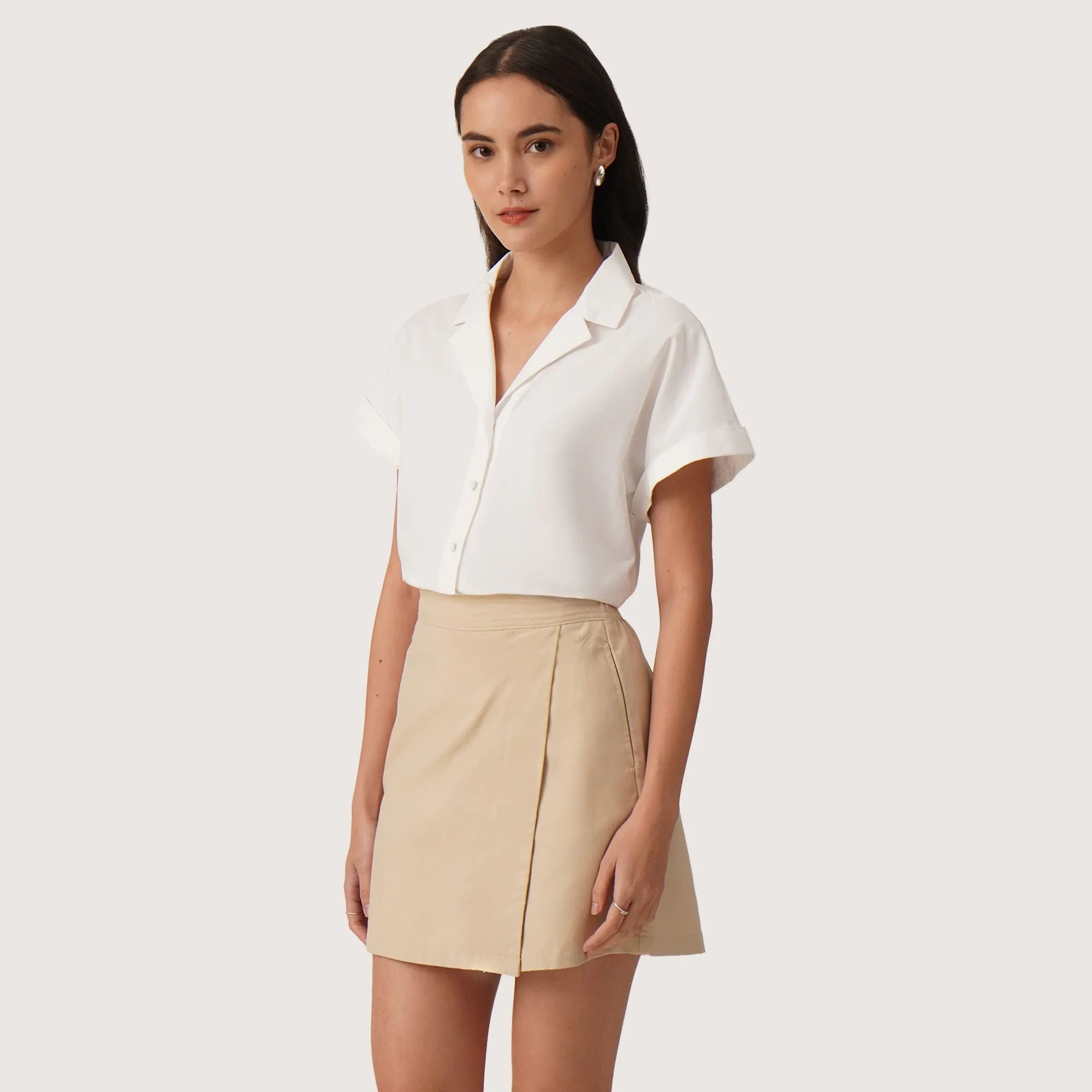 Regatta- Dolman Sleeve Shirt With Notch Collar