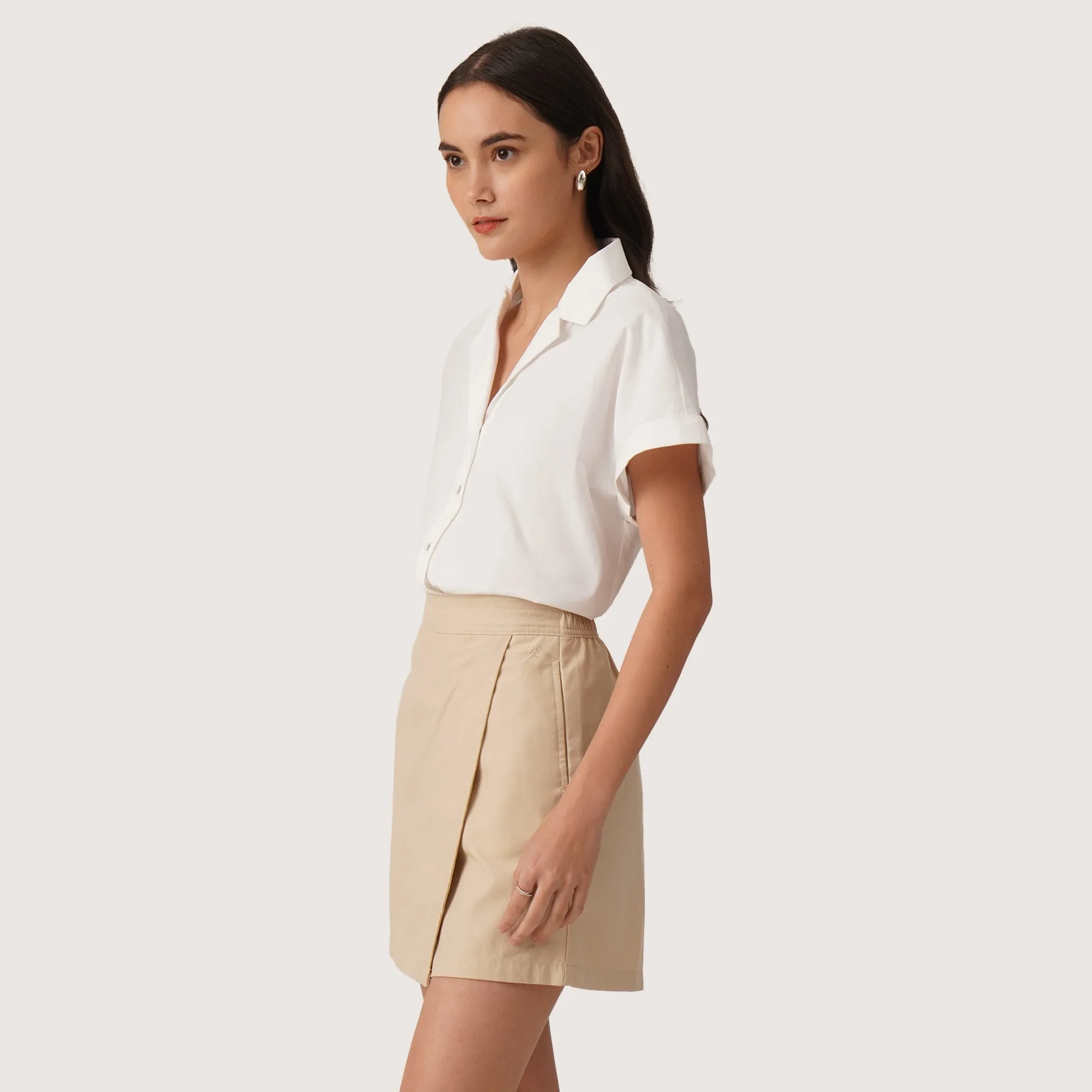 Regatta- Dolman Sleeve Shirt With Notch Collar