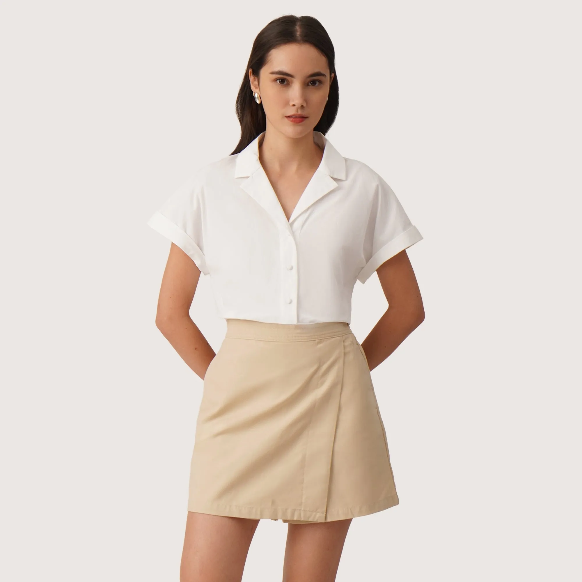 Regatta- Dolman Sleeve Shirt With Notch Collar