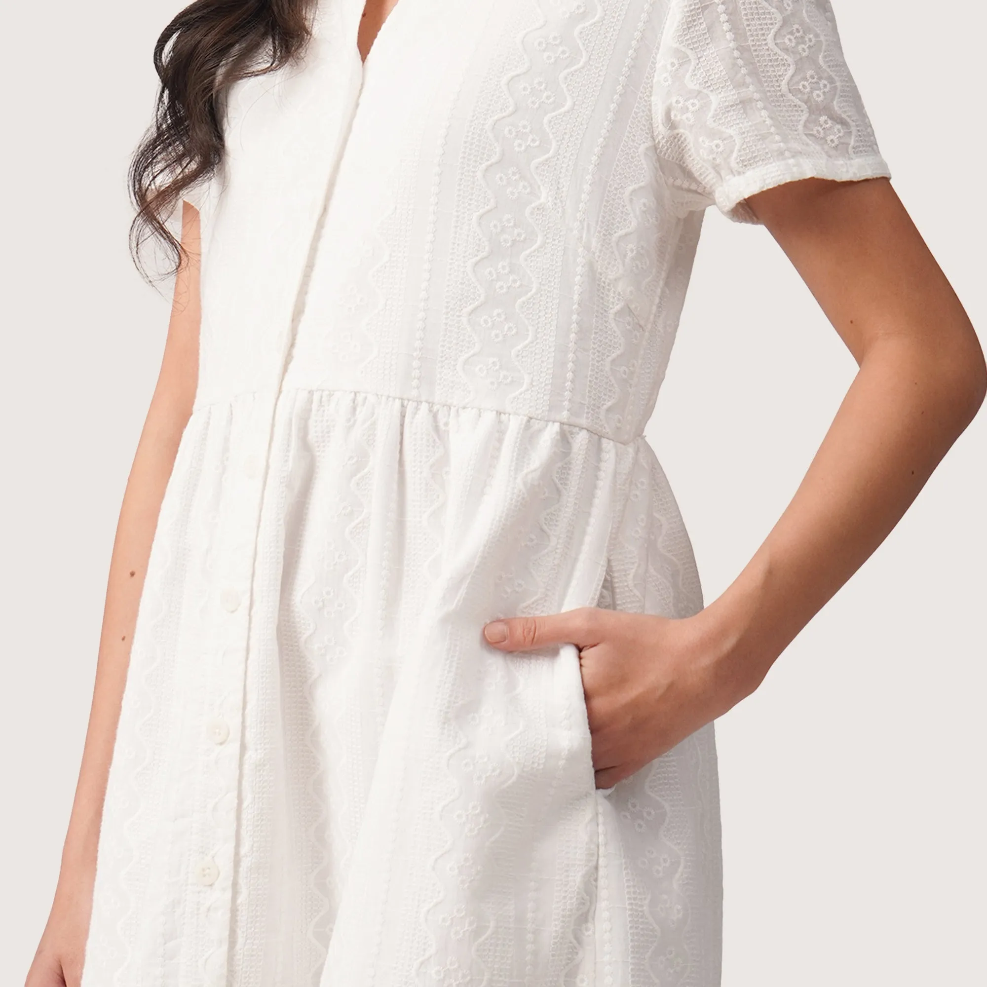 Regatta- Eyelet Shirtdress