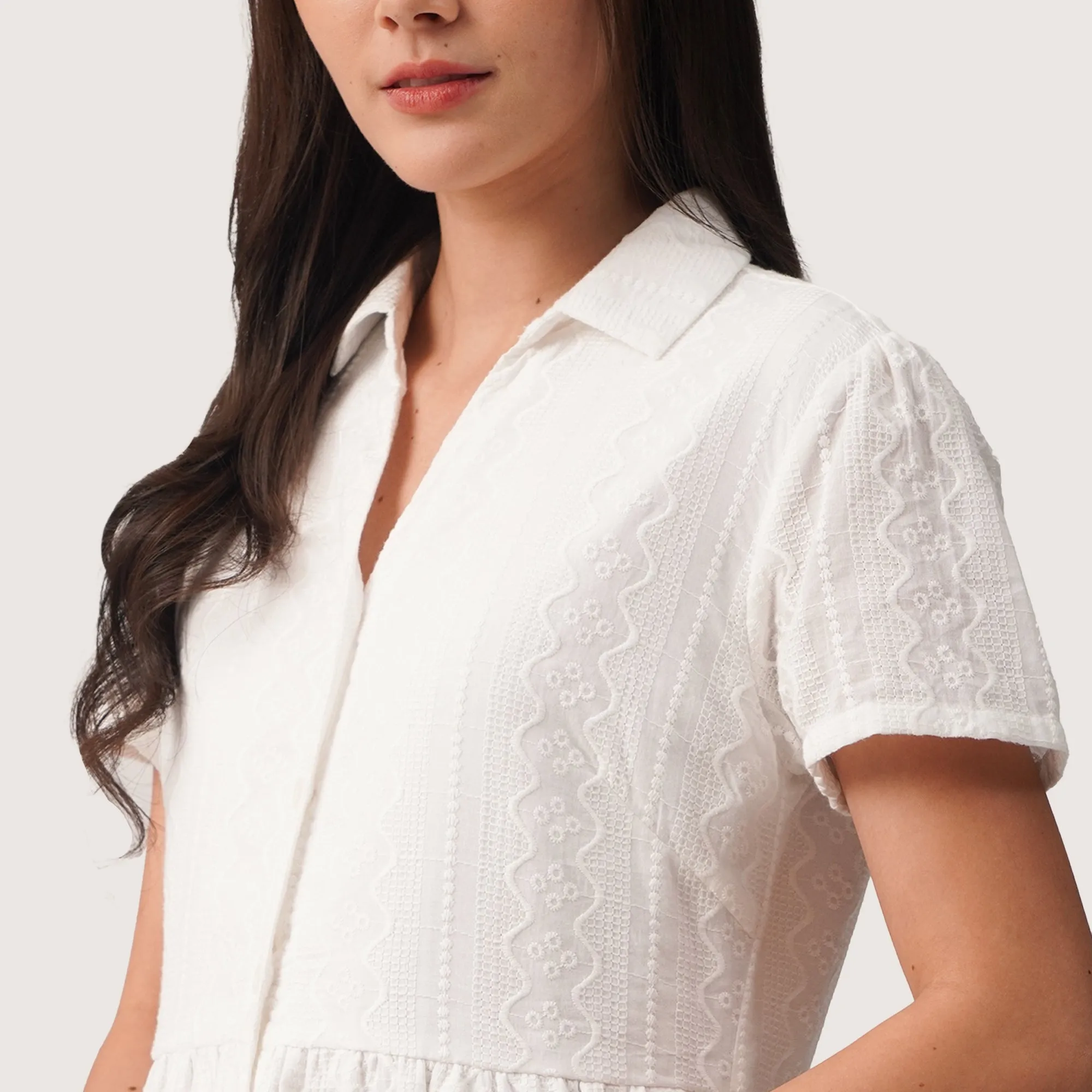 Regatta- Eyelet Shirtdress