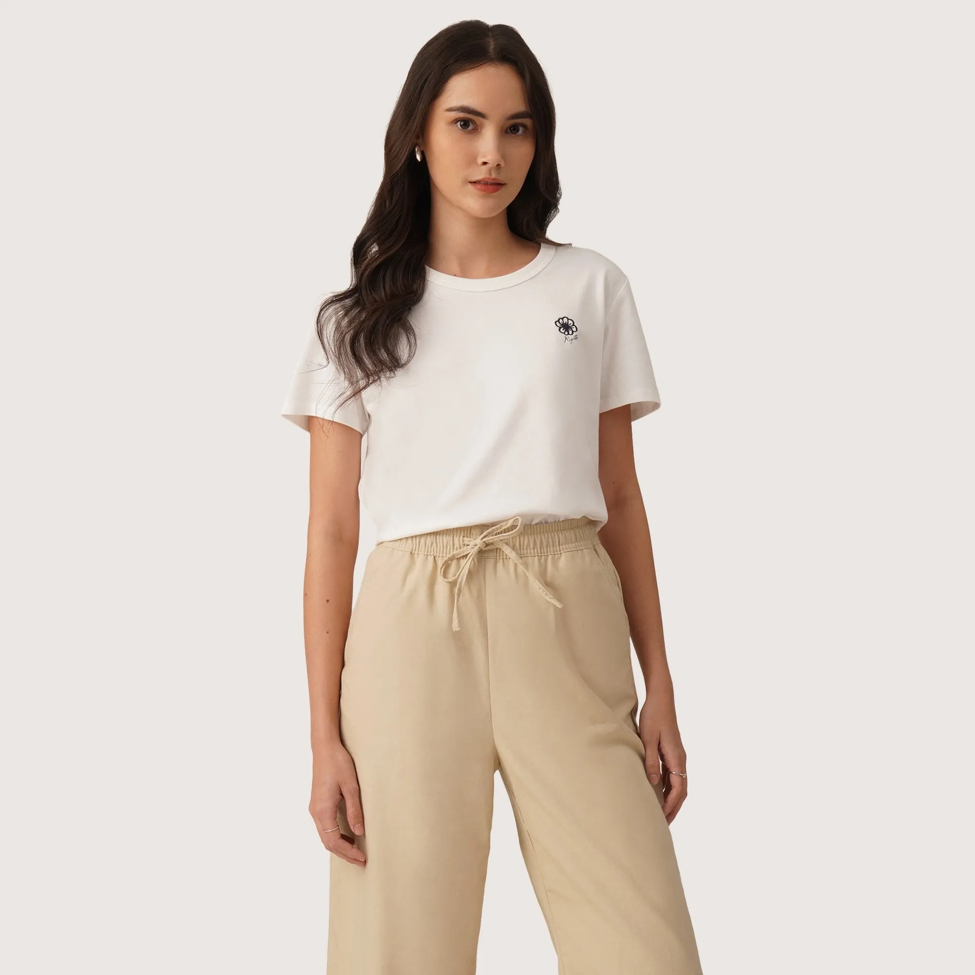 Regatta- Floral Embroidery Graphic T-Shirt