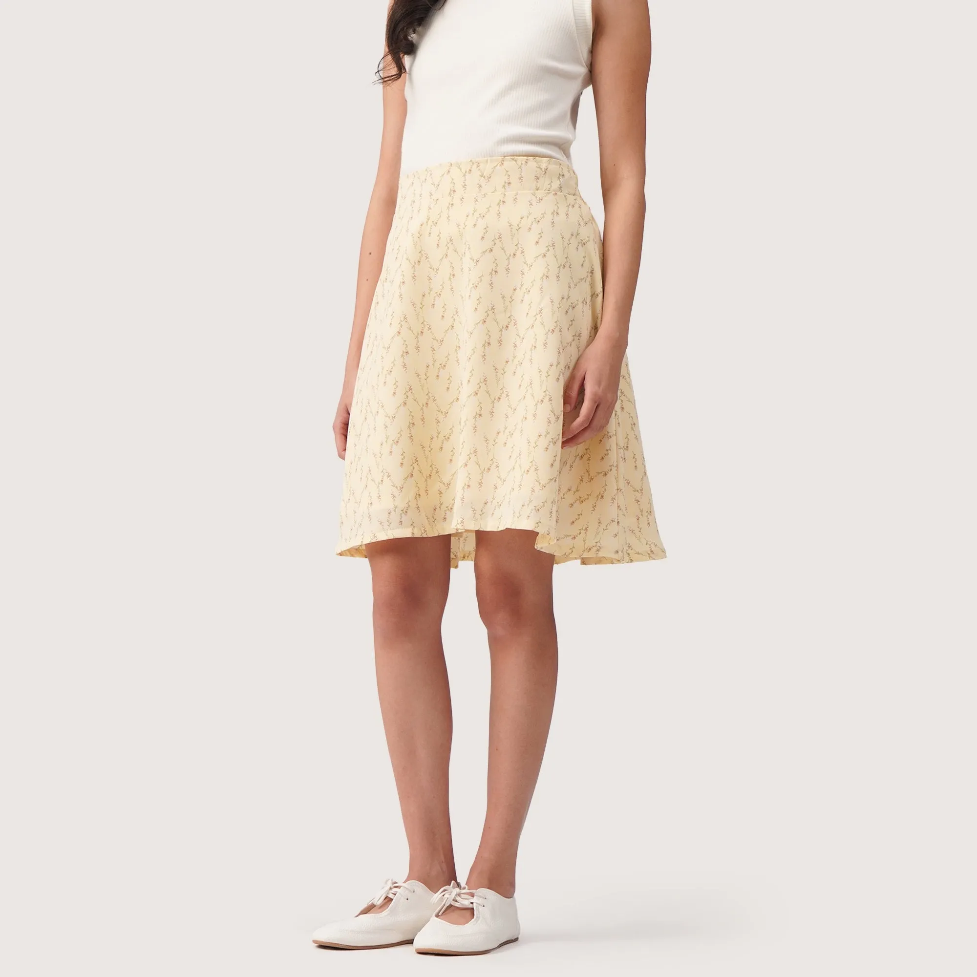 Regatta- Floral Skater Skirt