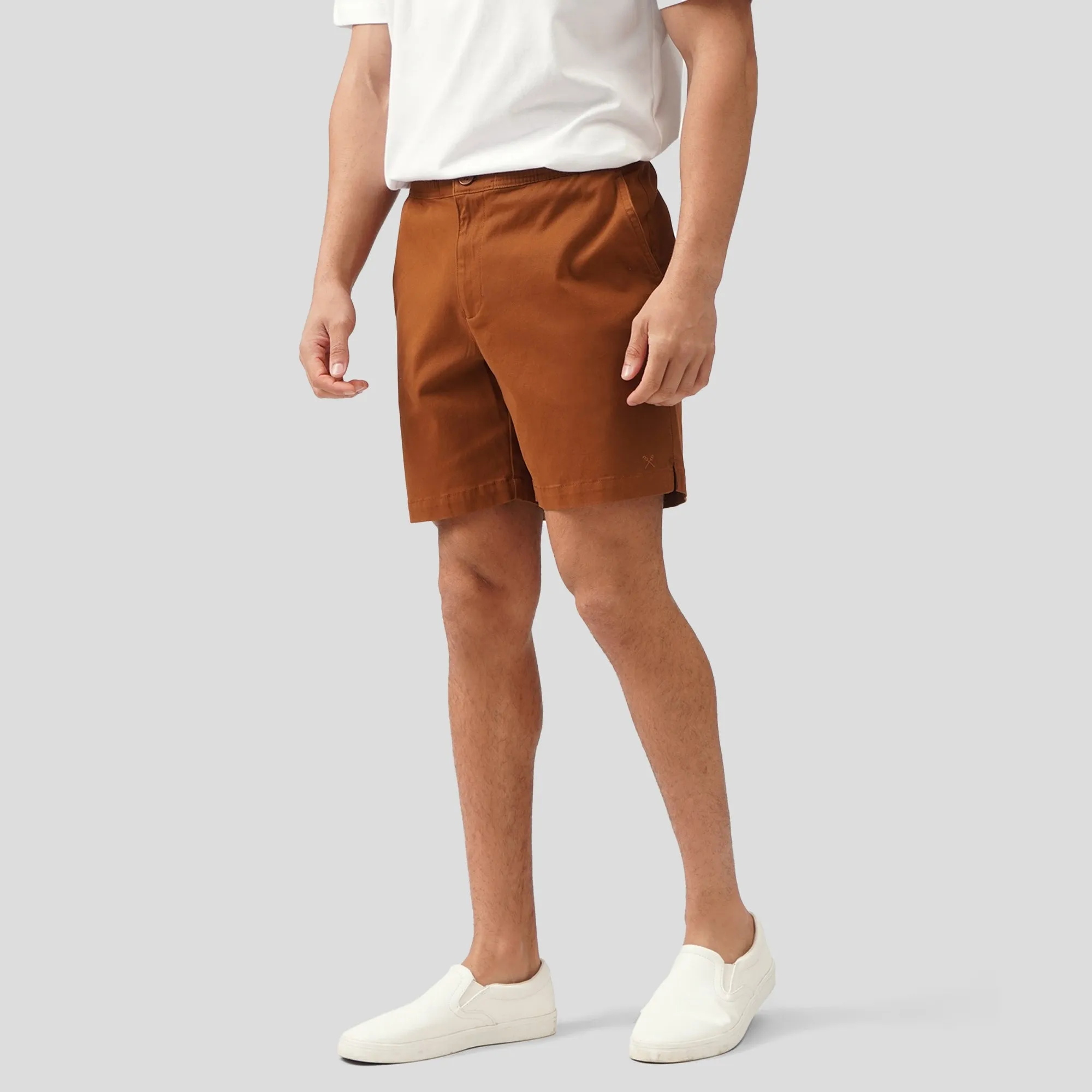 Regatta- Gartered Twill Deck Shorts With Side Vents