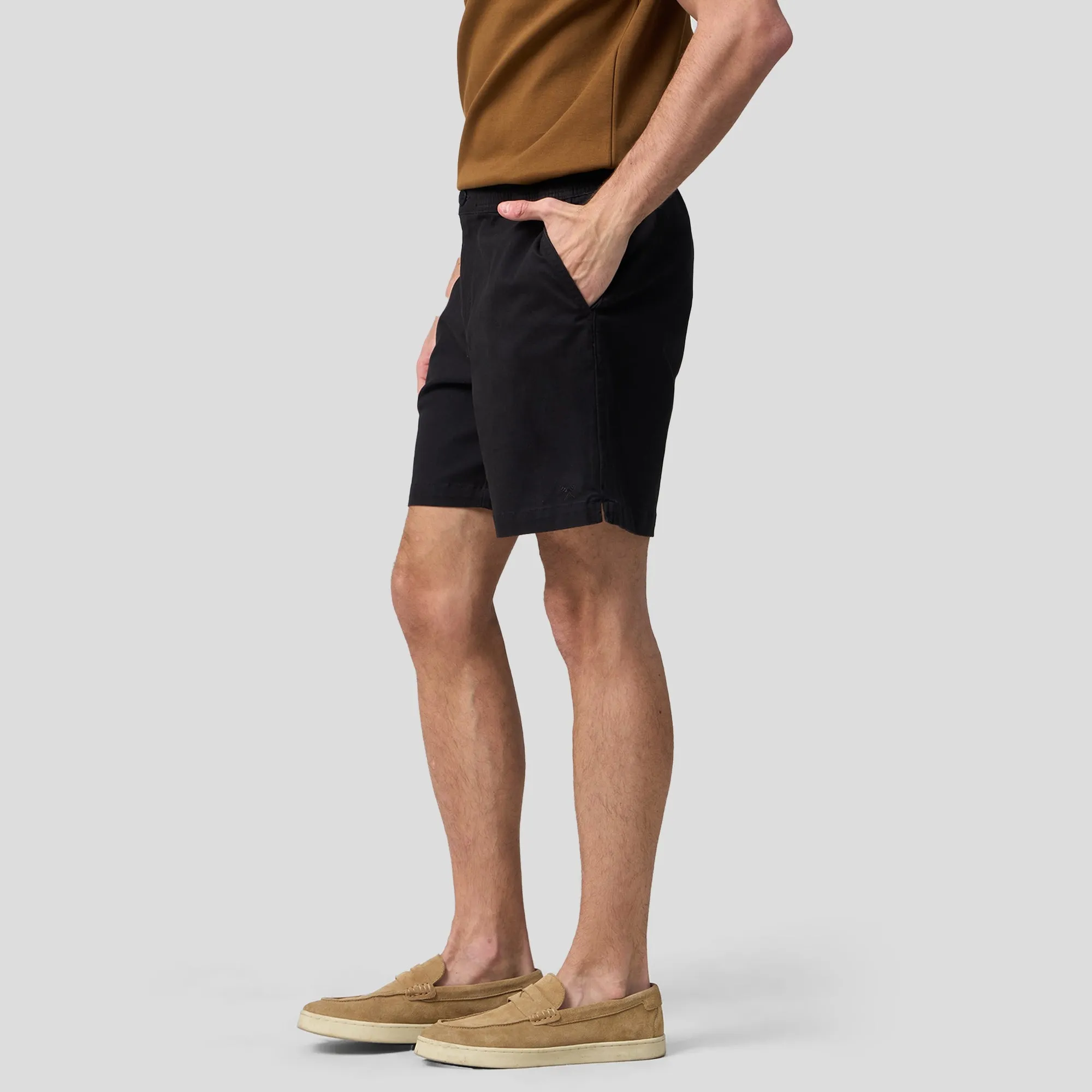 Regatta- Gartered Twill Deck Shorts With Side Vents