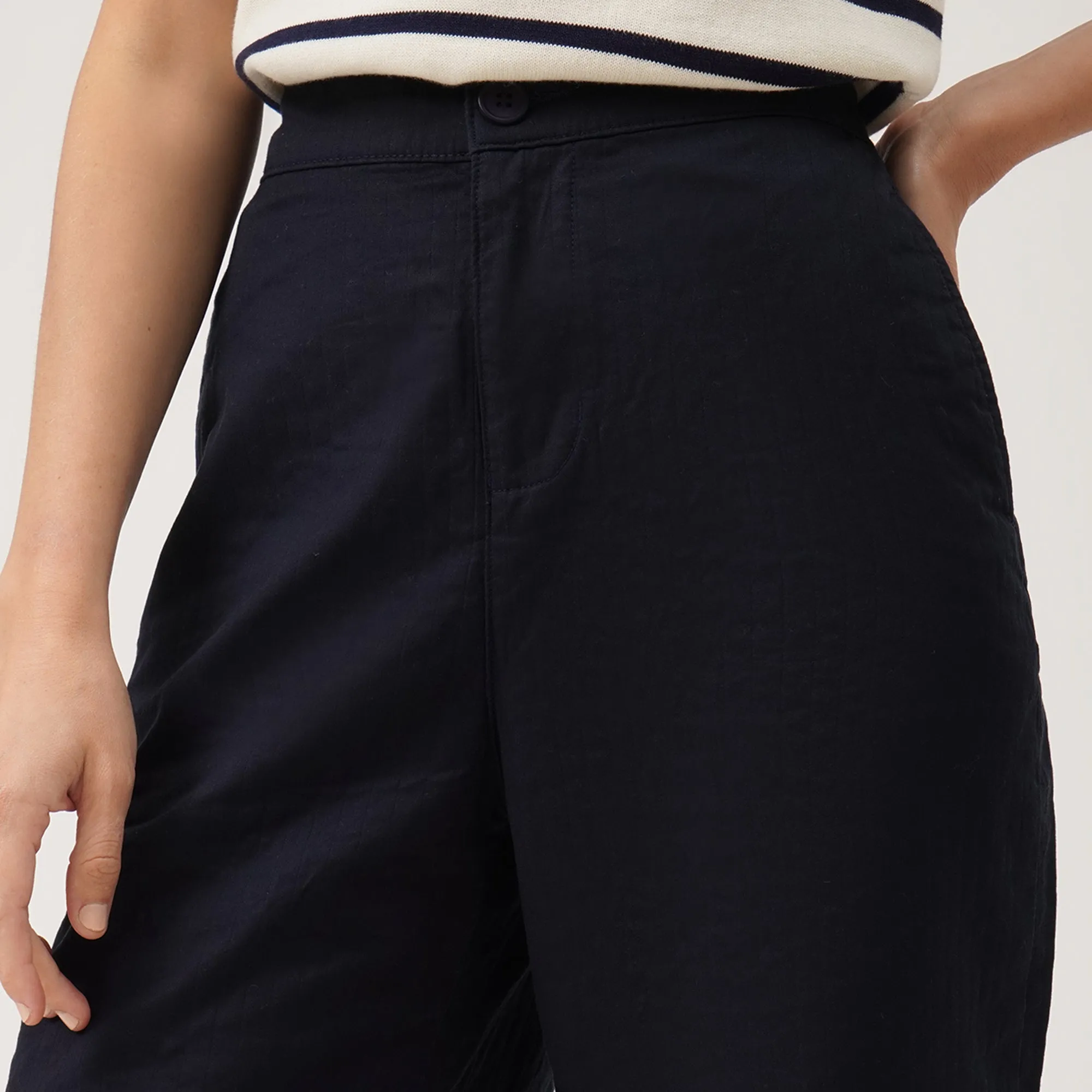 Regatta- Garterized Wide Legged Trousers