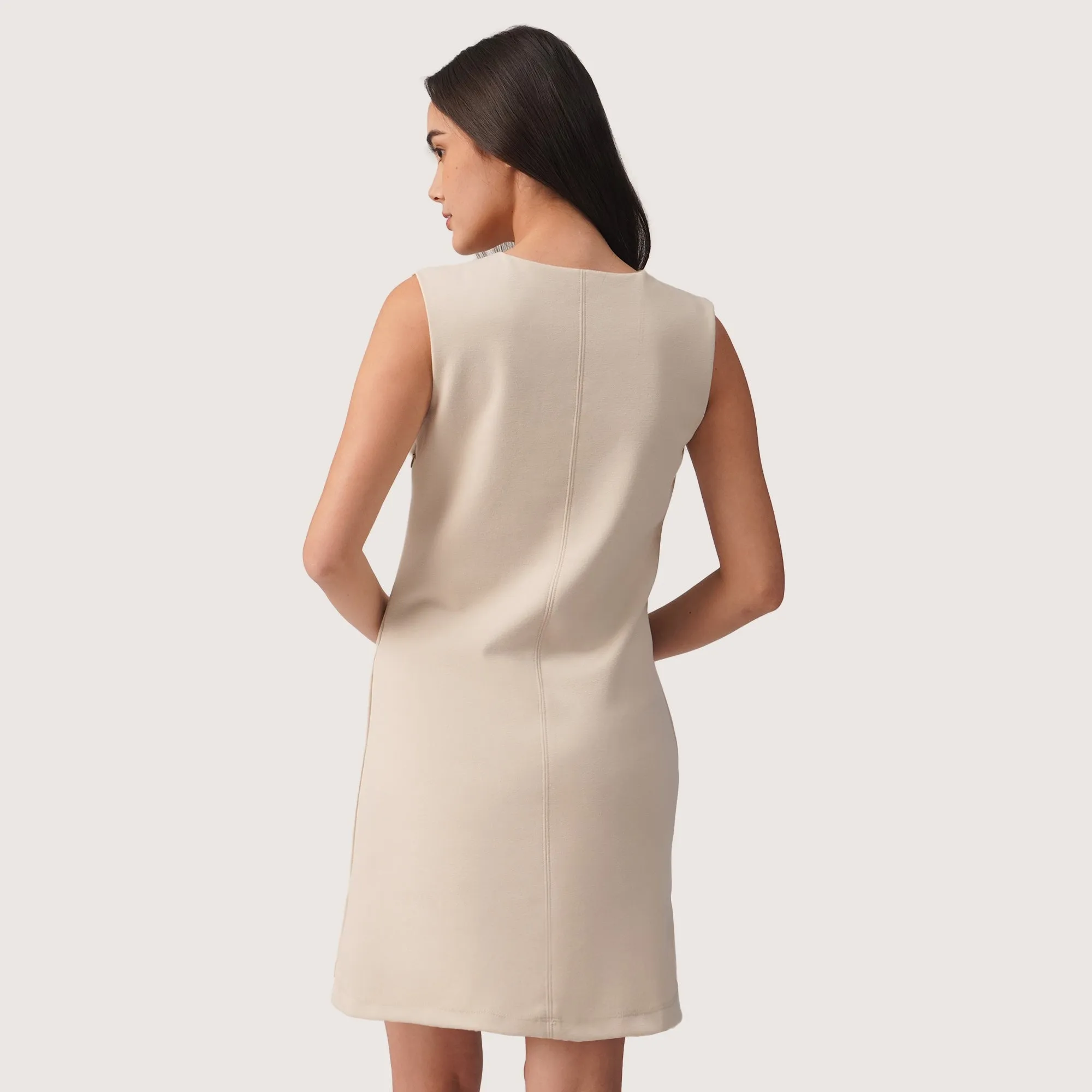 Regatta- Interlock Knit Shift Dress
