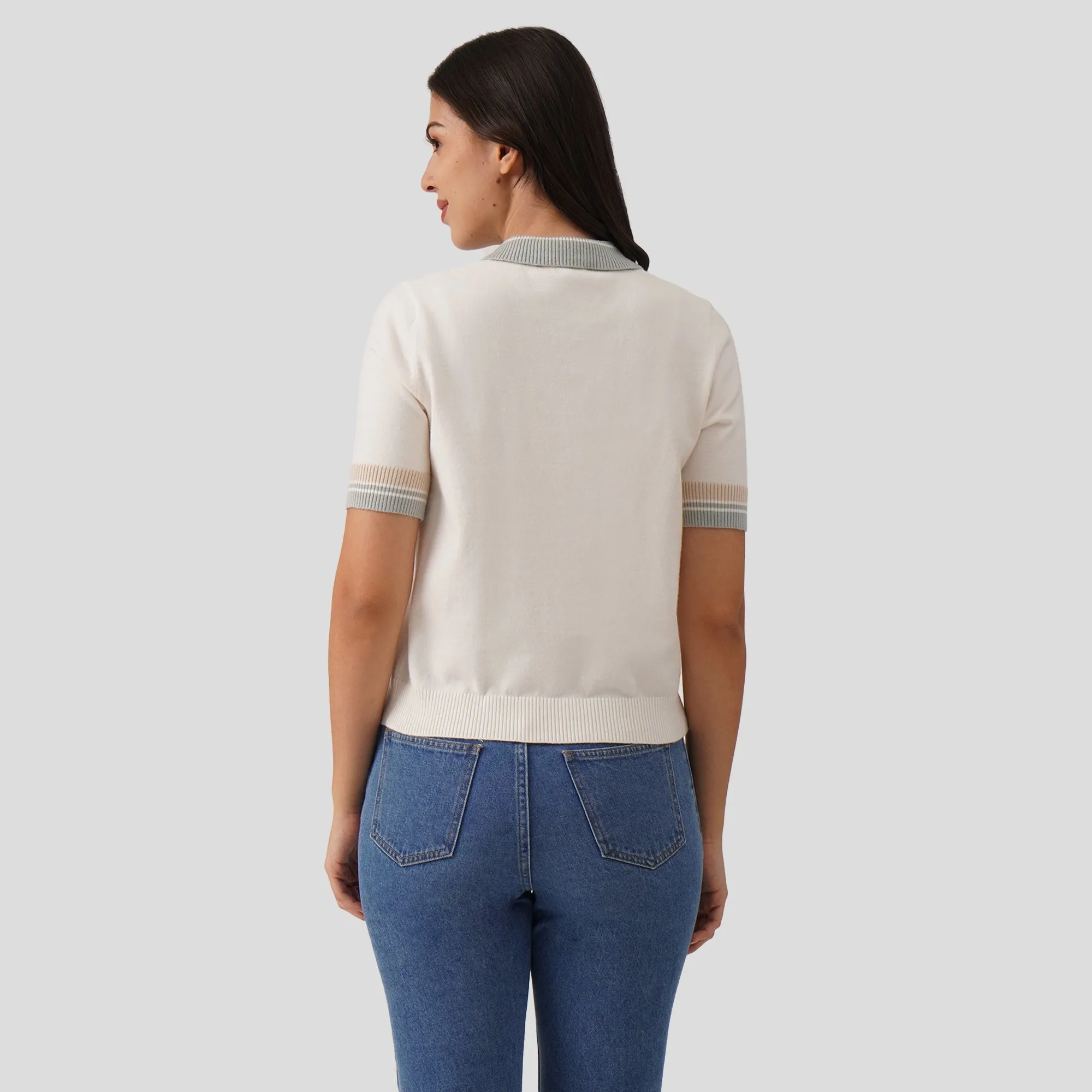 Regatta- Knit Polo With Contrast Tipping