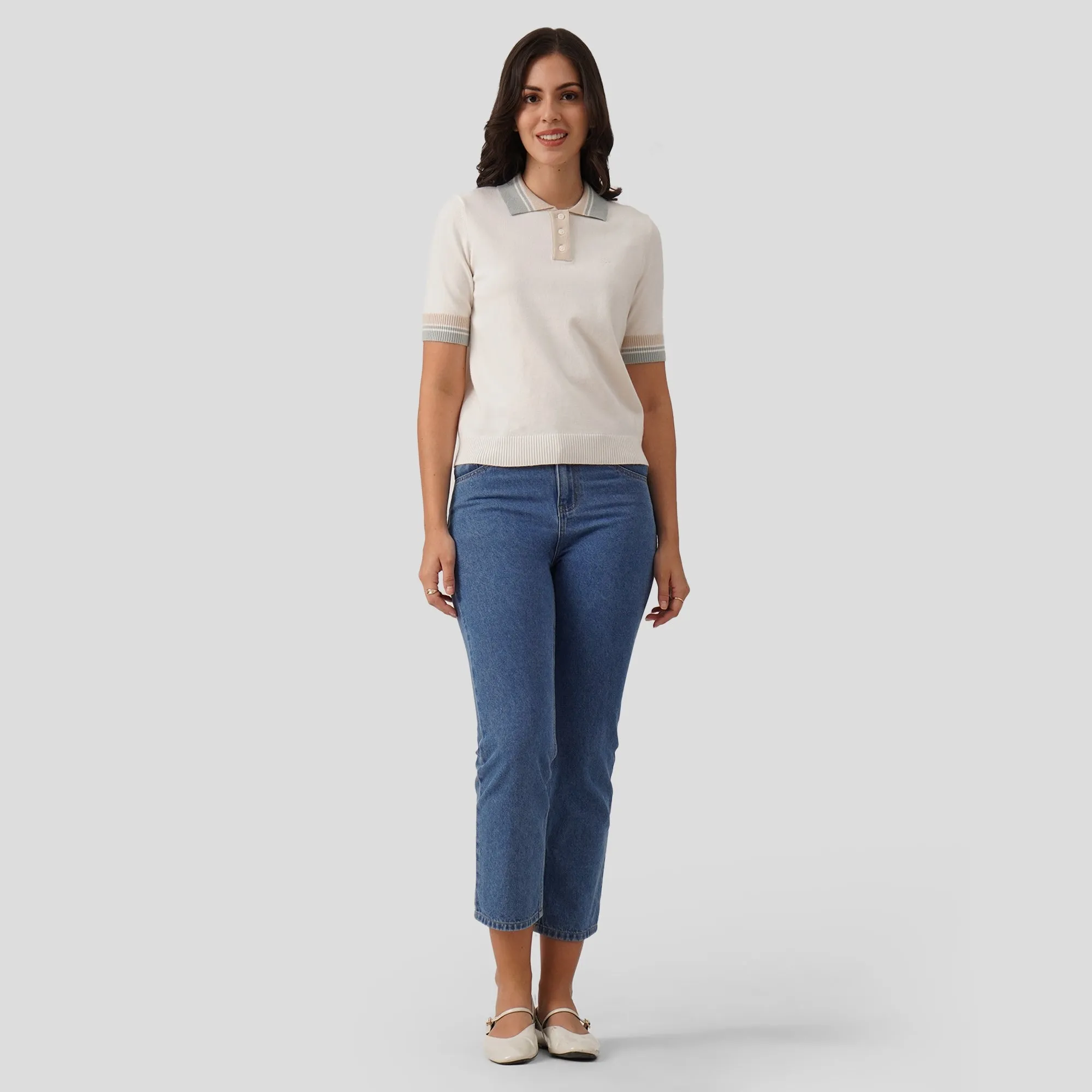 Regatta- Knit Polo With Contrast Tipping