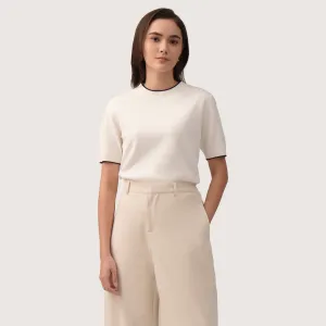 Regatta- Knit Top With Contrast Tipping