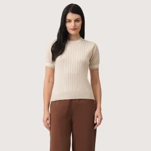 Regatta- Knit Top With Contrast Tipping