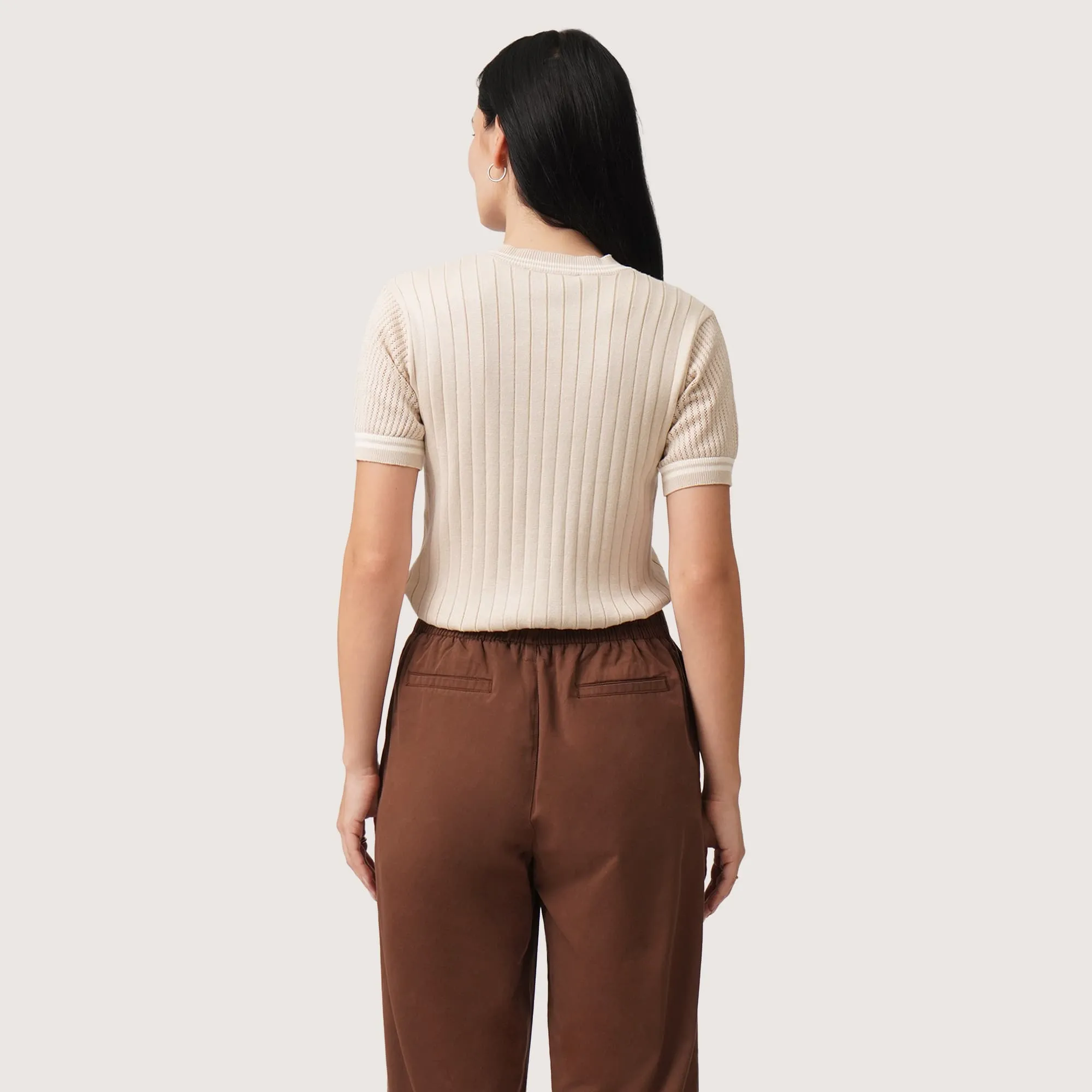 Regatta- Knit Top With Contrast Tipping