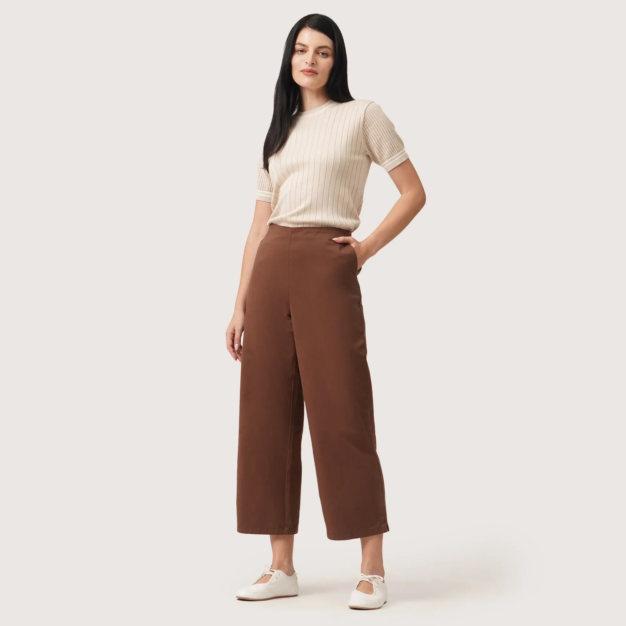 Regatta- Knit Top With Contrast Tipping