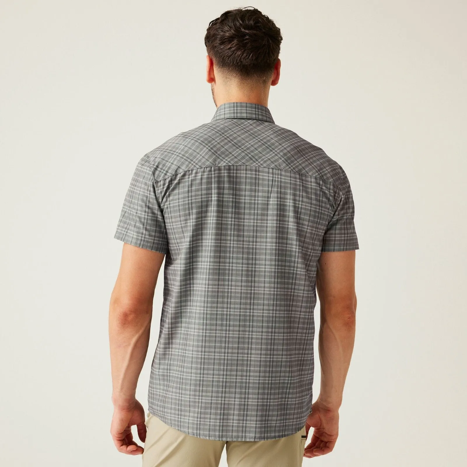 Regatta Mens Insect Repellent Packable Short Sleeve Shirt
