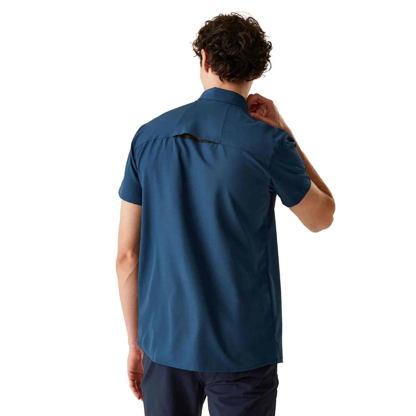 Regatta Mens Insect Repellent Packable Short Sleeve Shirt