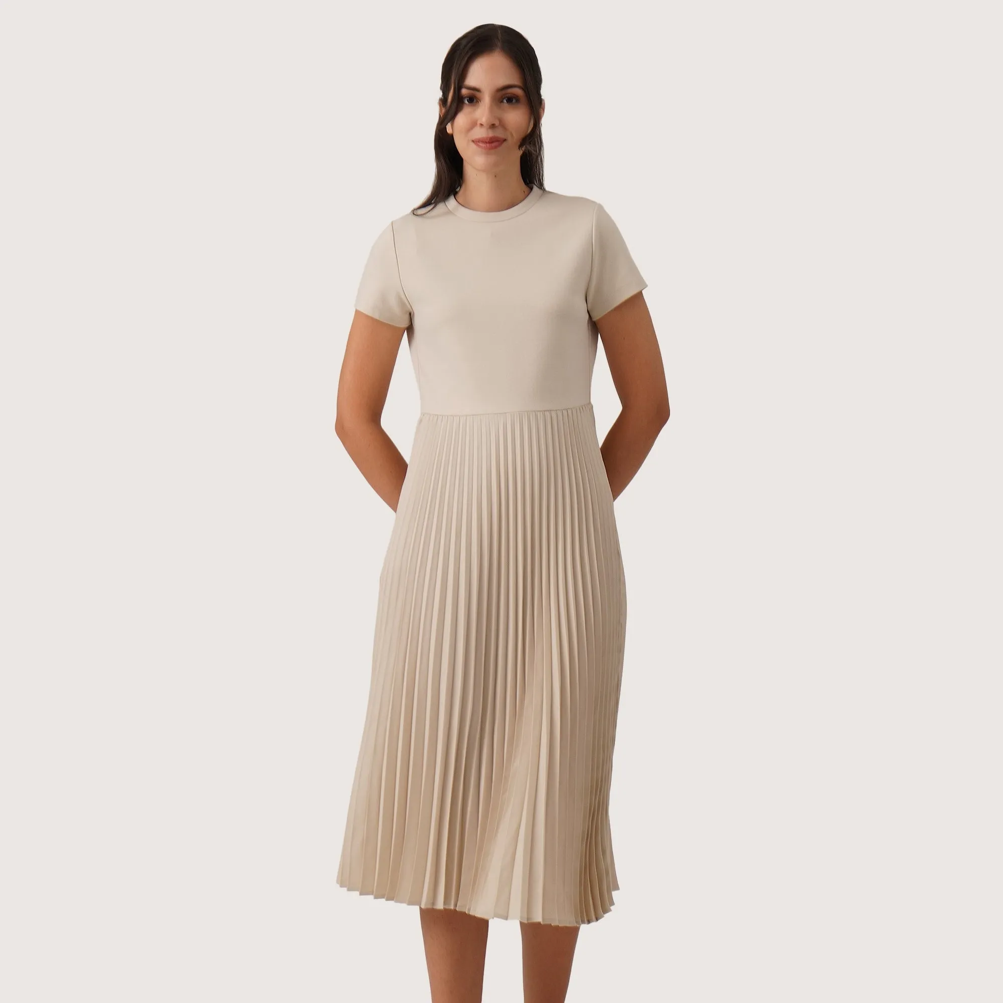 Regatta- Pleated Combination Dress