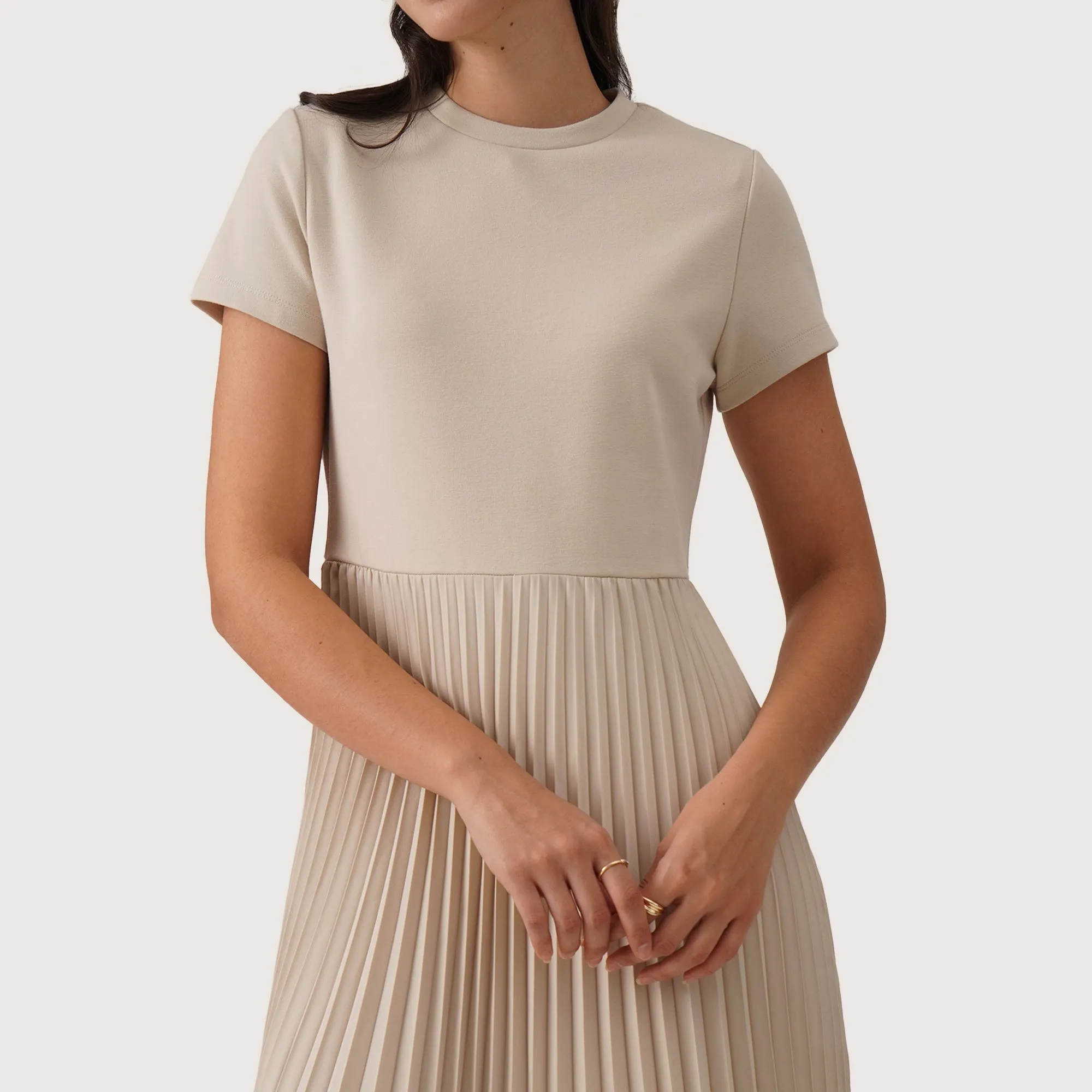 Regatta- Pleated Combination Dress