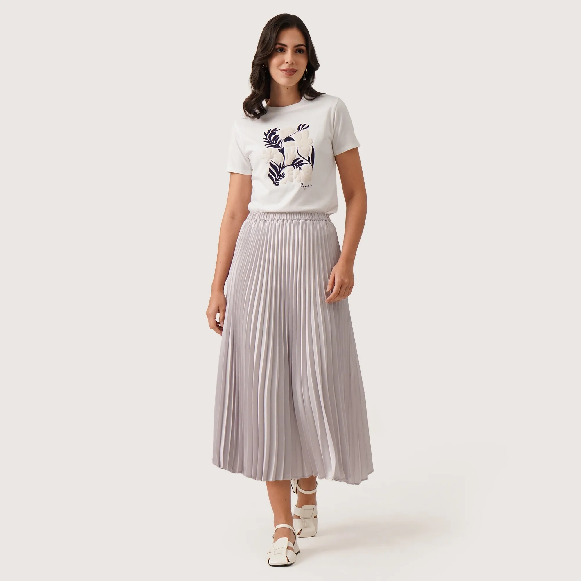 Regatta- Pleated Maxi Skirt