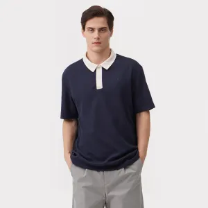 Regatta- Polo In Waffle Fabric With Contrast Color Placket And Collar