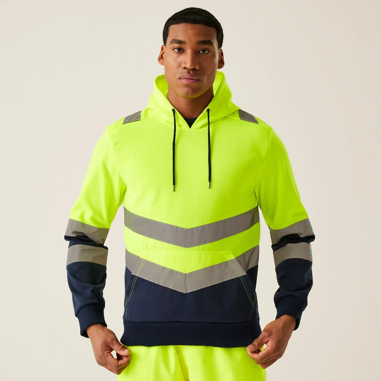 Regatta Professional Mens HI-VIS Two Tone Hoodie