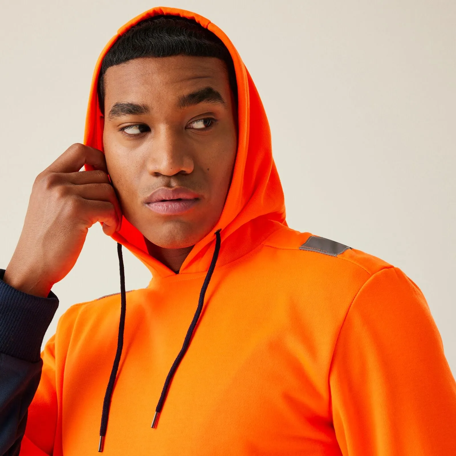 Regatta Professional Mens HI-VIS Two Tone Hoodie