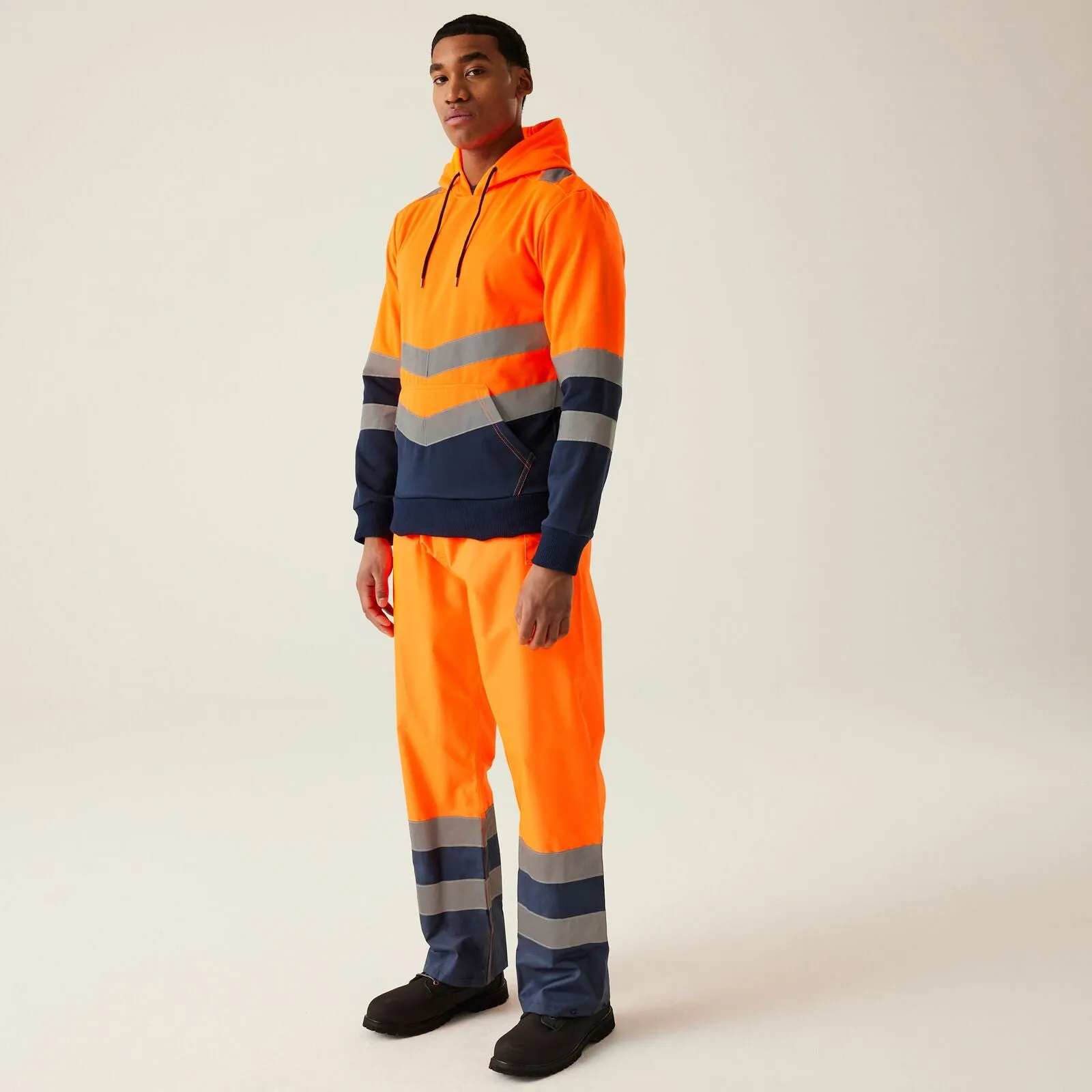 Regatta Professional Mens HI-VIS Two Tone Hoodie